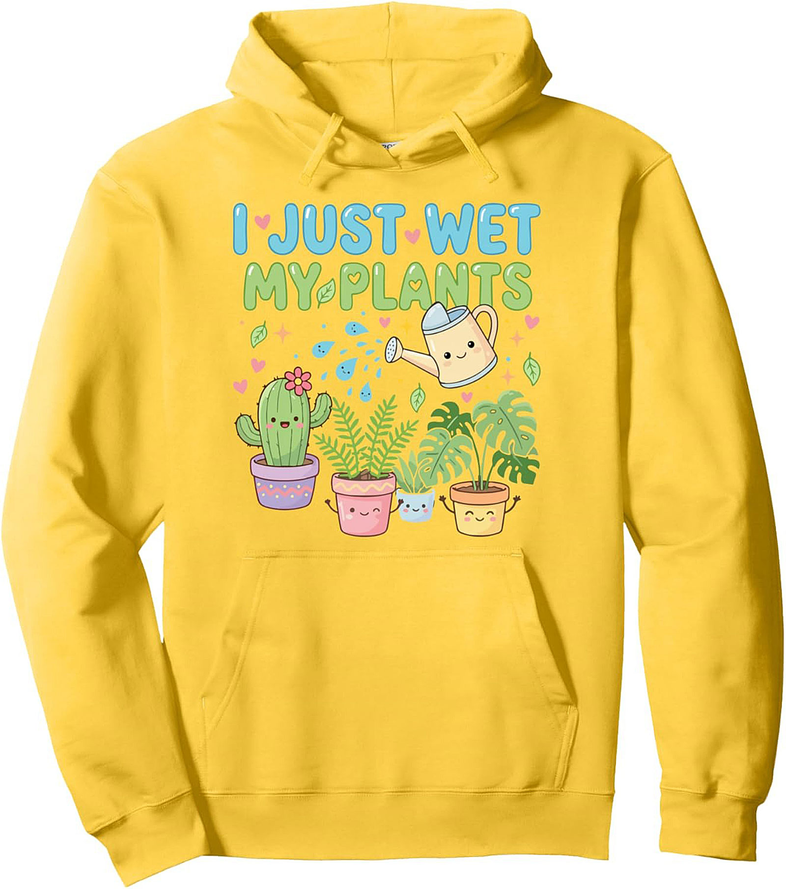 Kawaii Plant Lover Pullover Hoodie