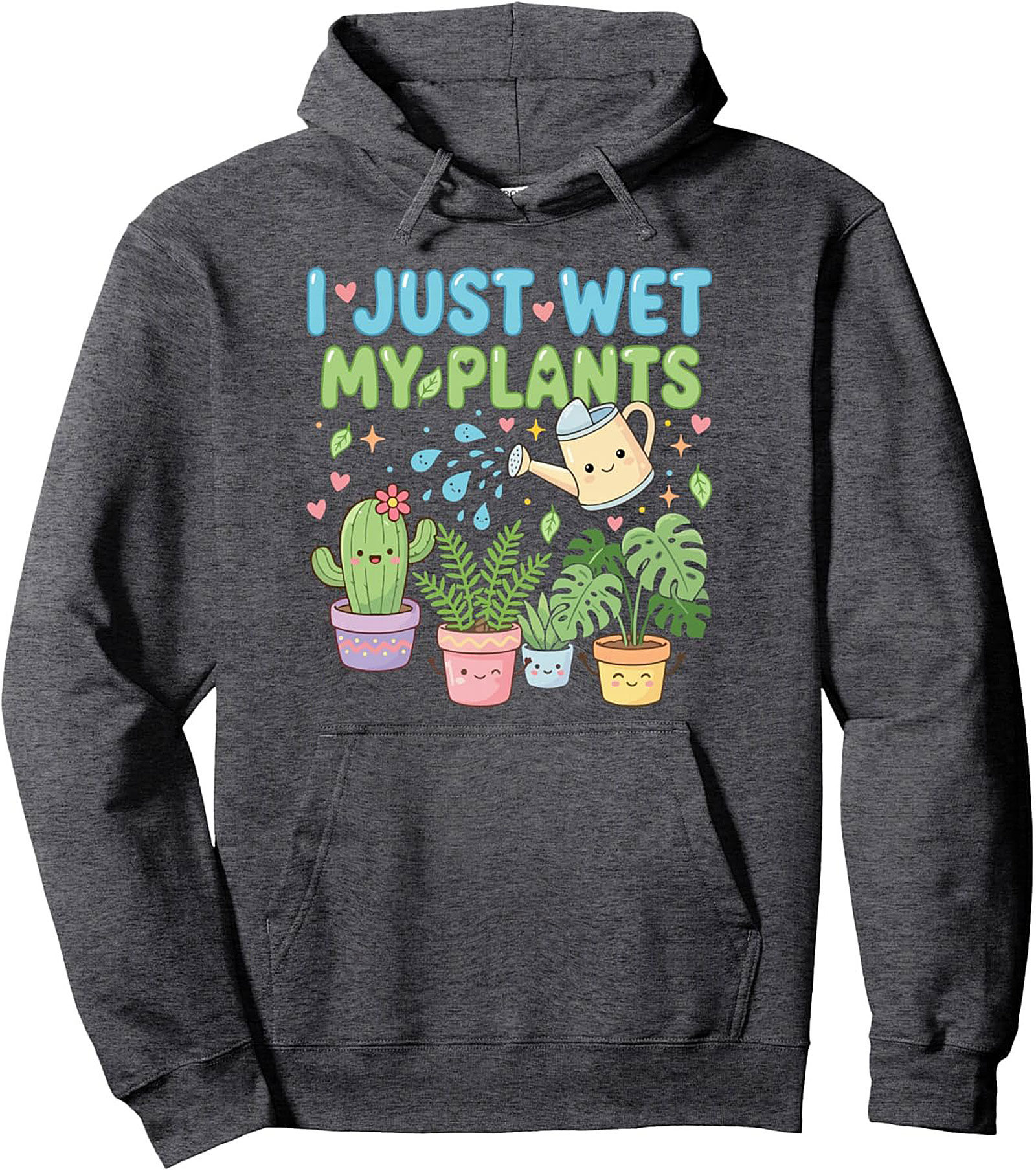Kawaii Plant Lover Pullover Hoodie