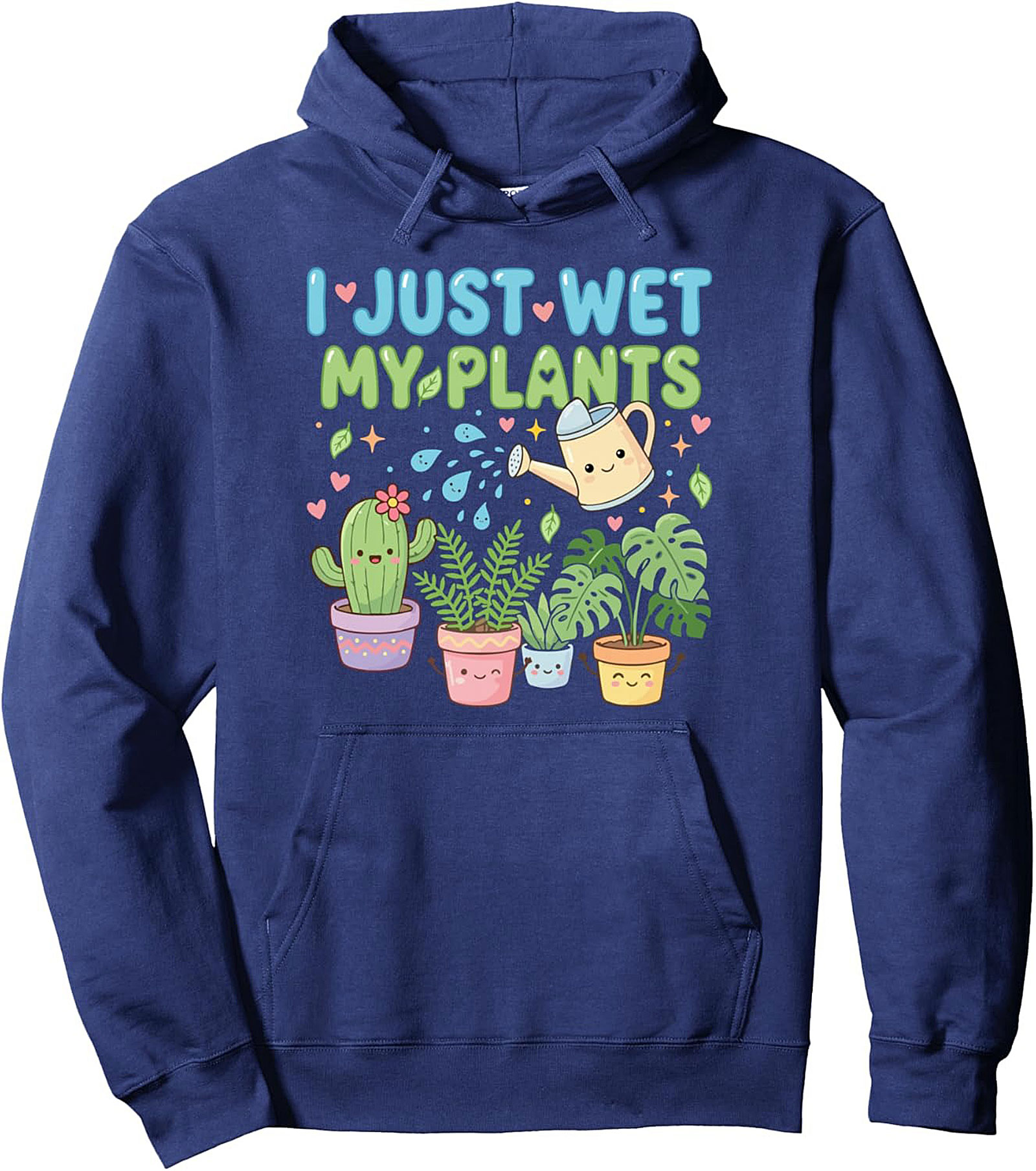 Kawaii Plant Lover Pullover Hoodie