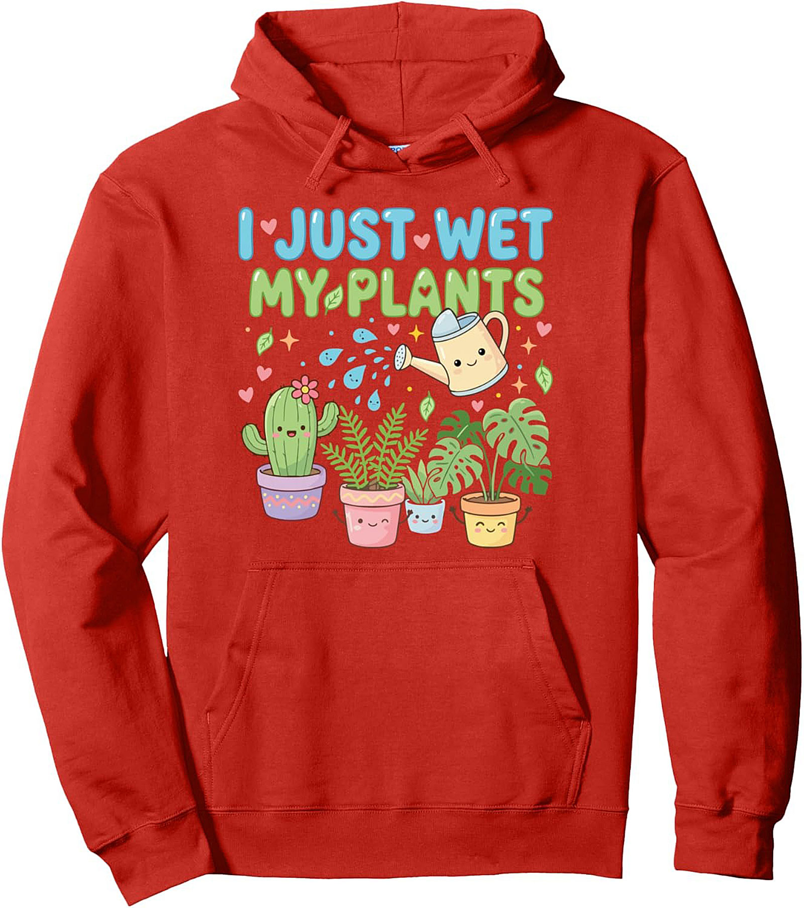 Kawaii Plant Lover Pullover Hoodie