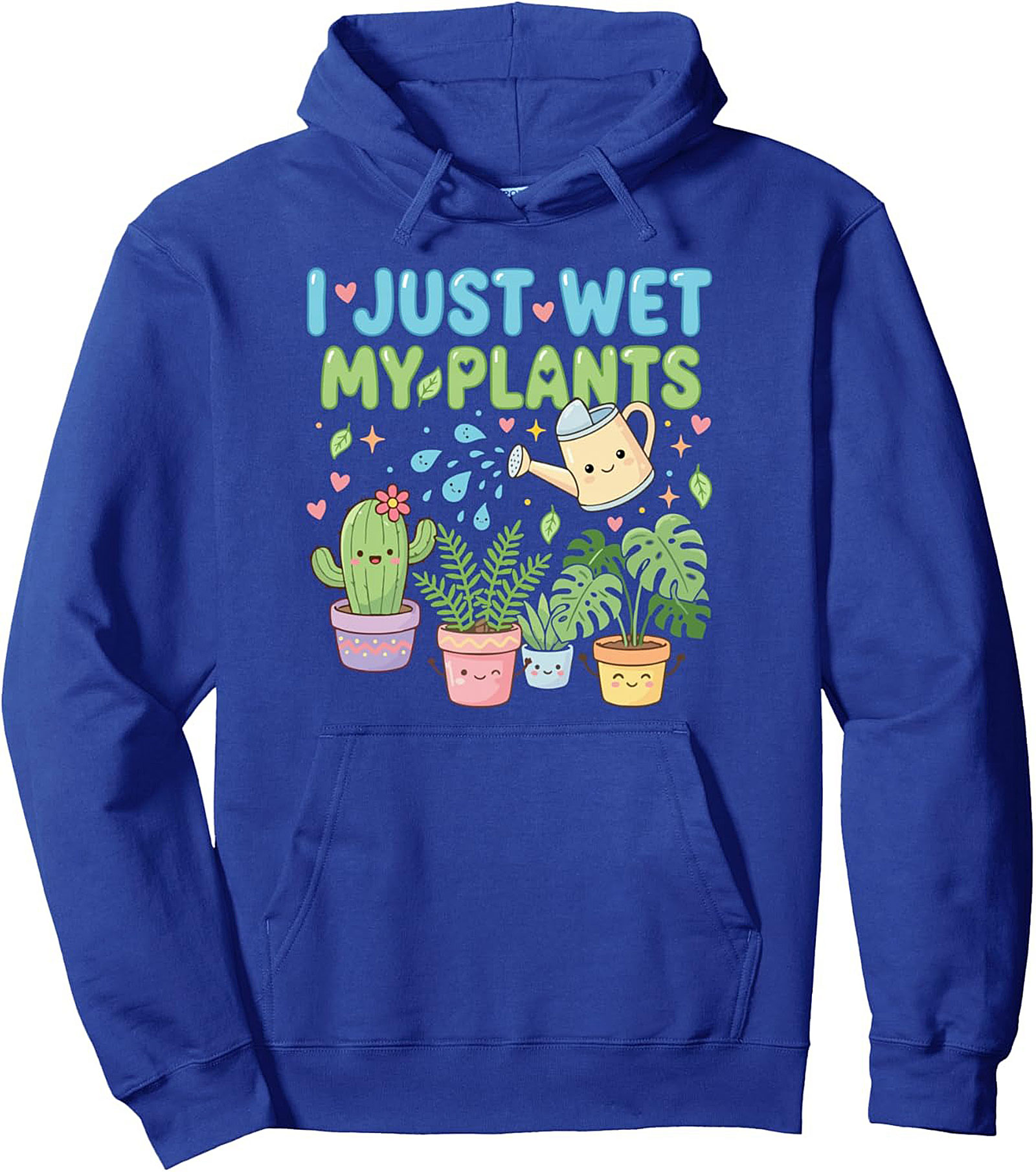 Kawaii Plant Lover Pullover Hoodie