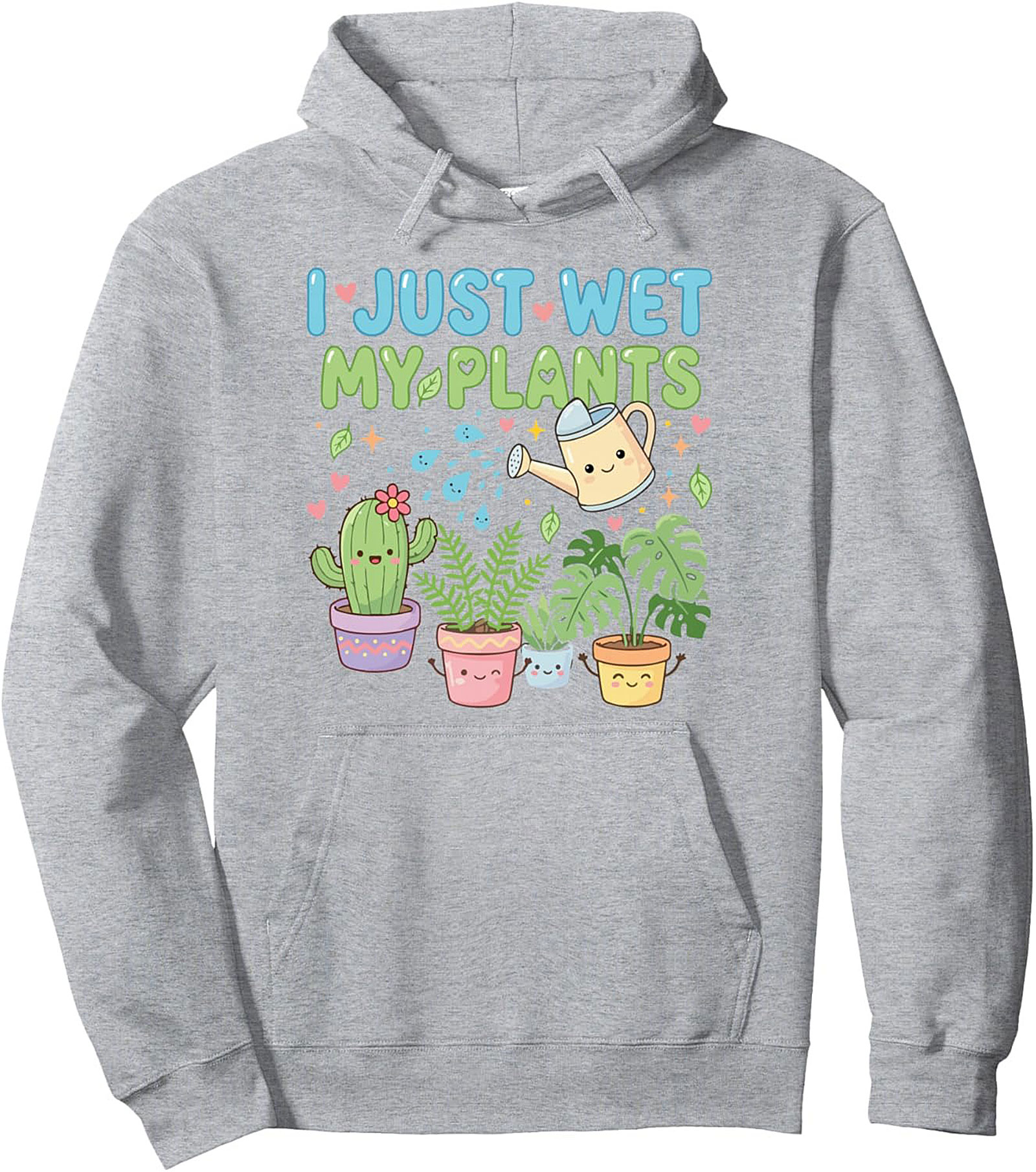 Kawaii Plant Lover Pullover Hoodie