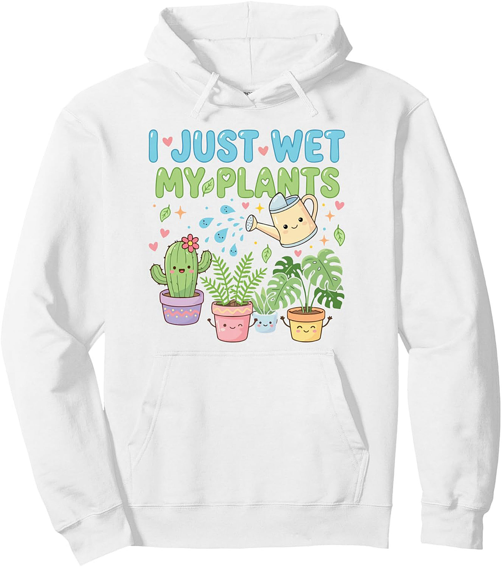 Kawaii Plant Lover Pullover Hoodie