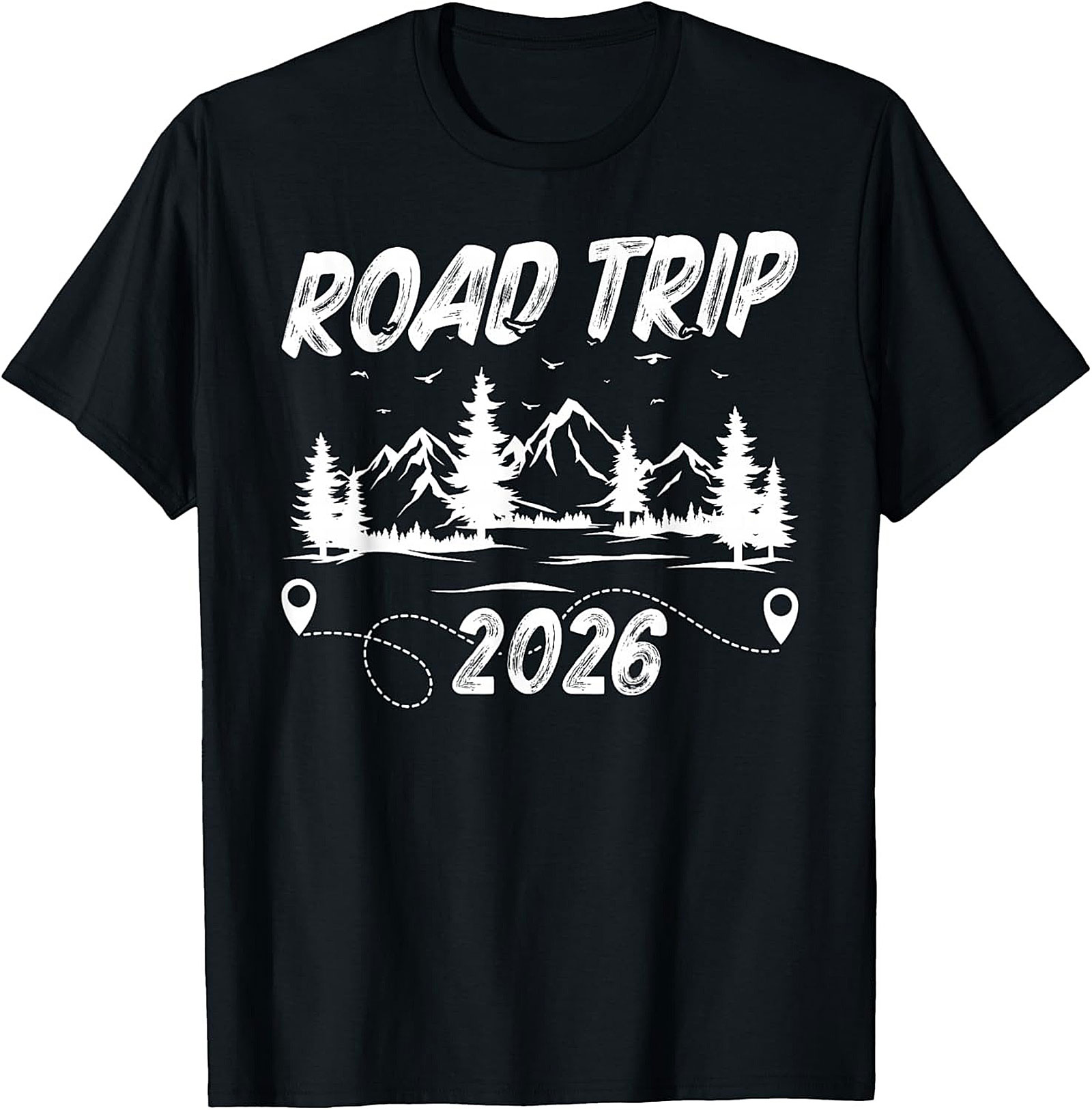 Road Trip 2026 Tee Adventure Mountain Graphic Shirt