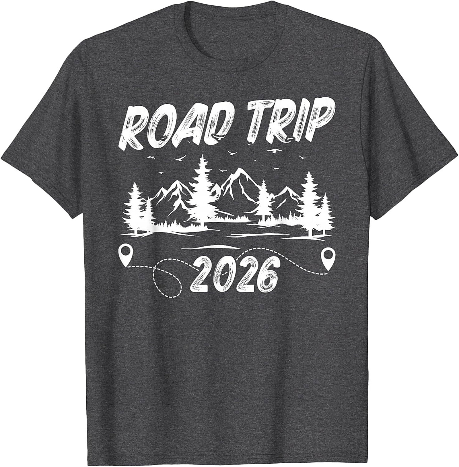 Road Trip 2026 Tee Adventure Mountain Graphic Shirt