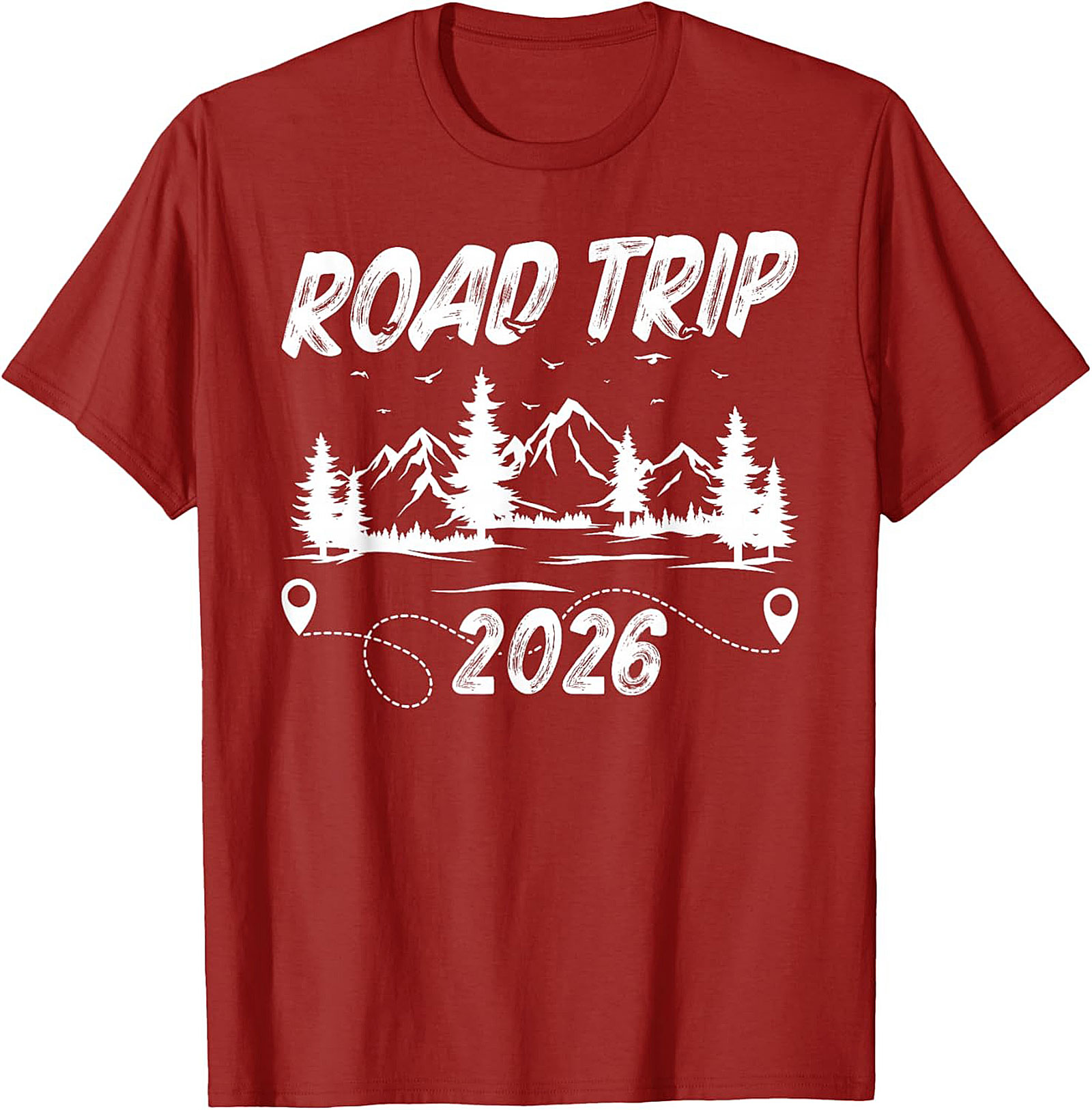 Road Trip 2026 Tee Adventure Mountain Graphic Shirt