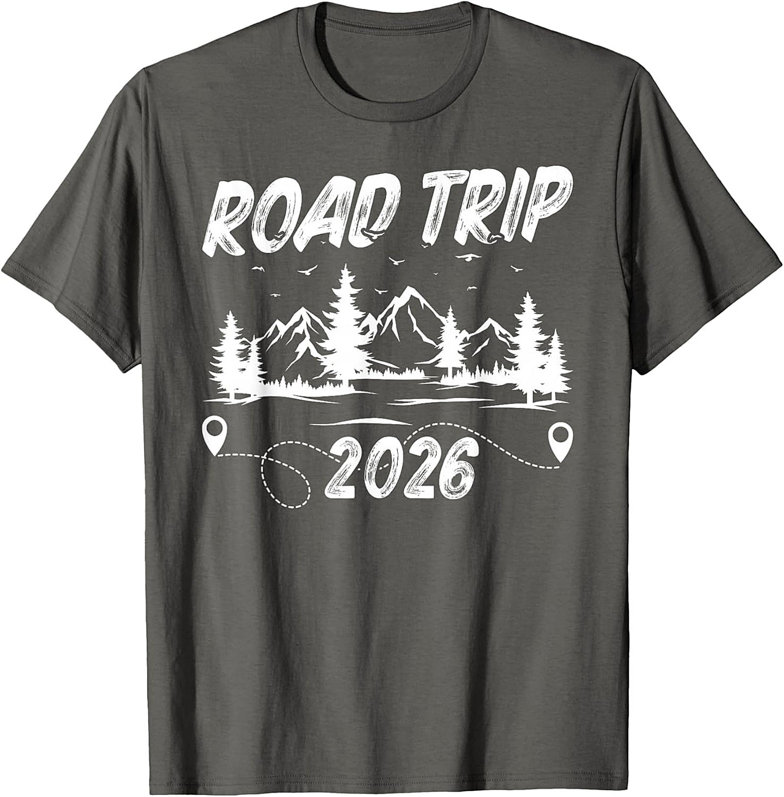 Road Trip 2026 Tee Adventure Mountain Graphic Shirt