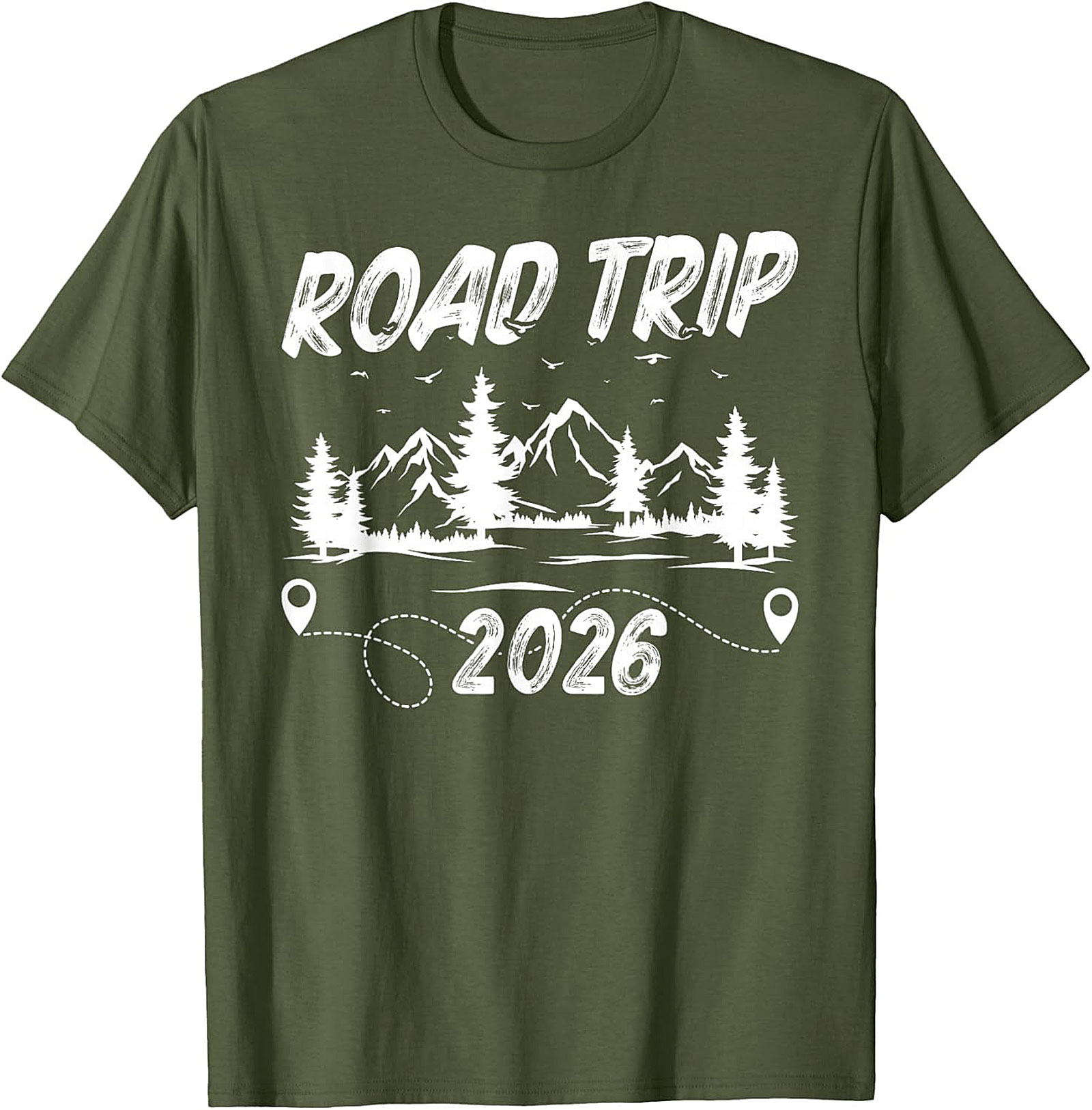 Road Trip 2026 Tee Adventure Mountain Graphic Shirt