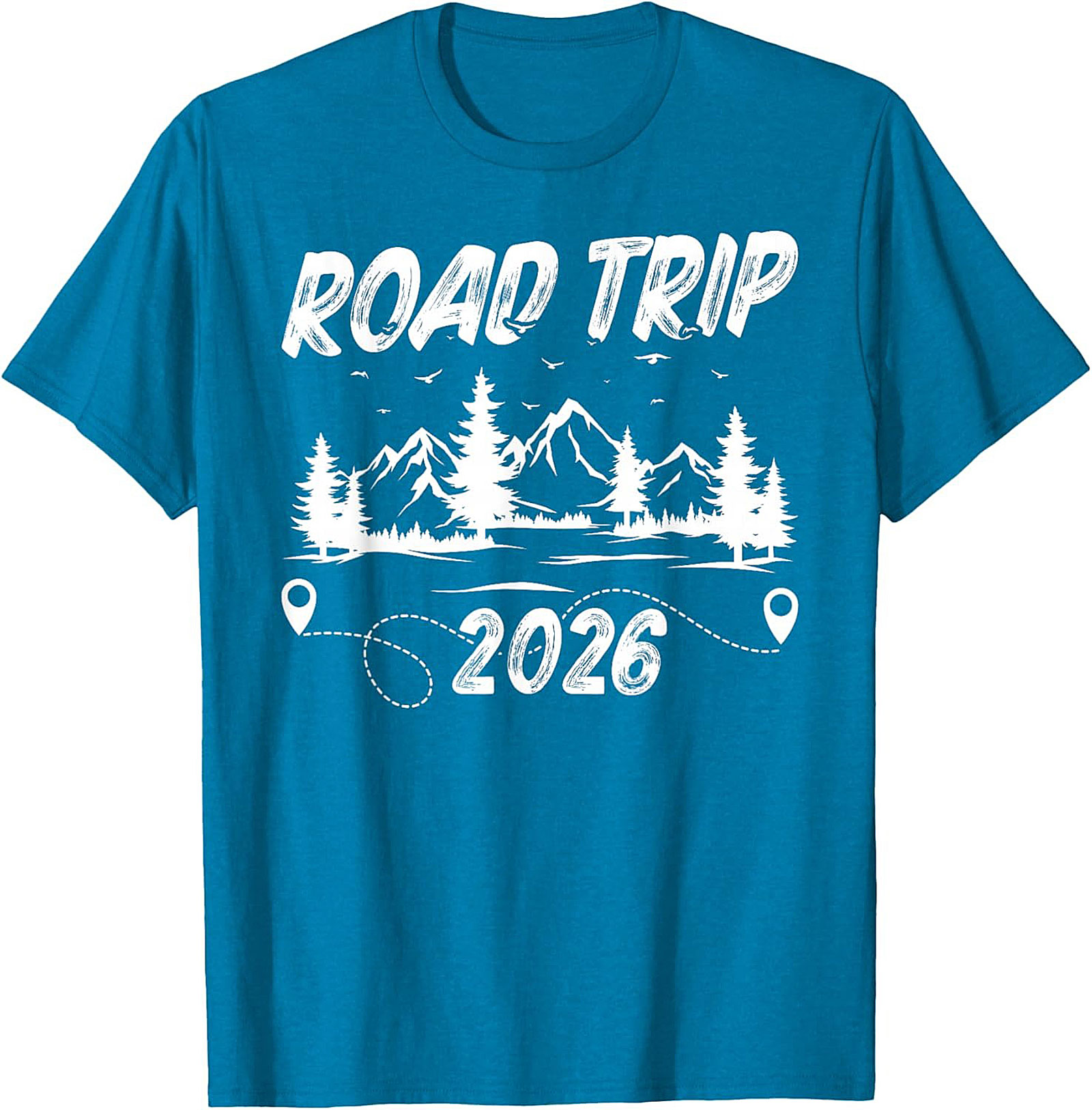 Road Trip 2026 Tee Adventure Mountain Graphic Shirt