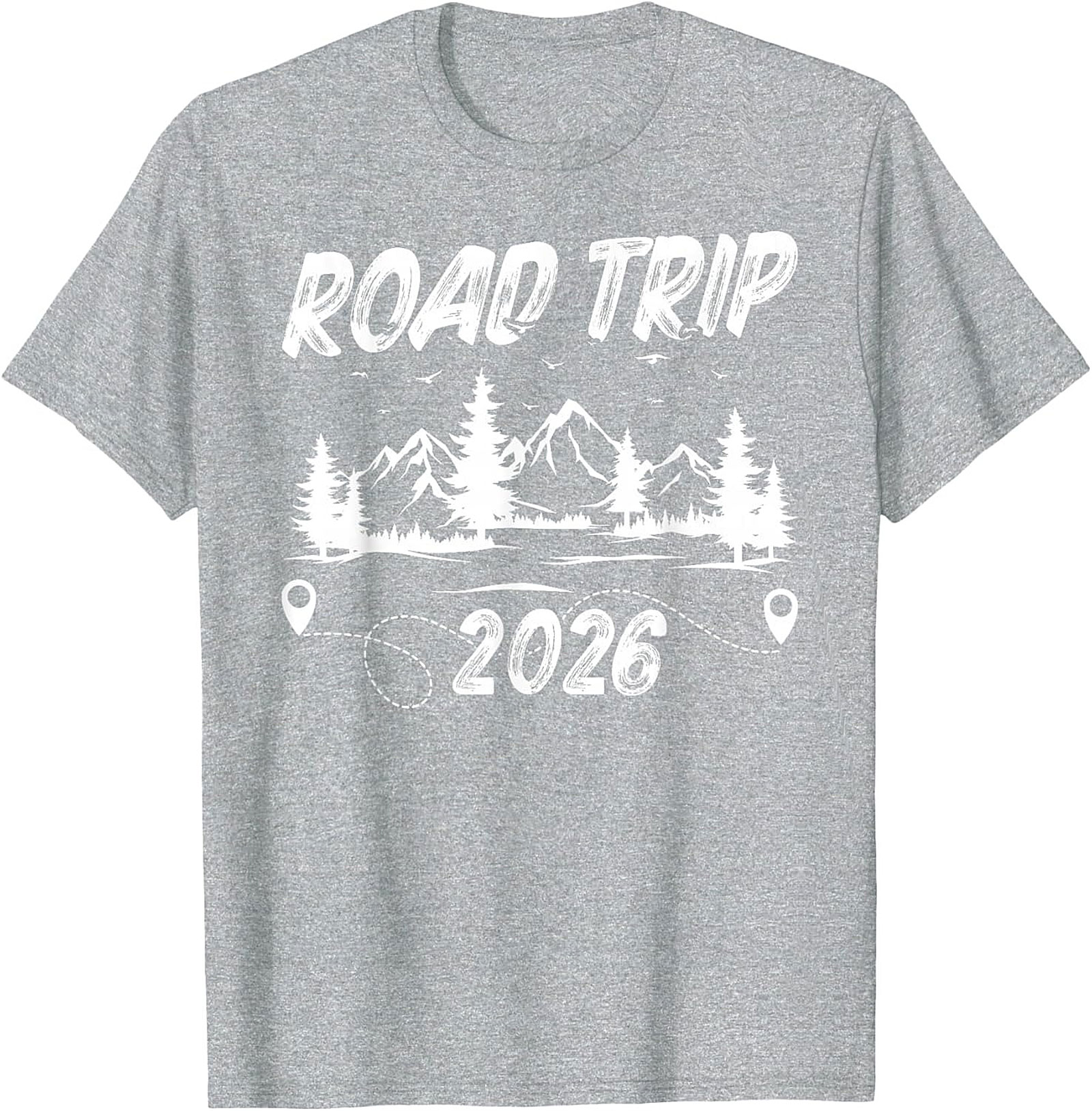 Road Trip 2026 Tee Adventure Mountain Graphic Shirt