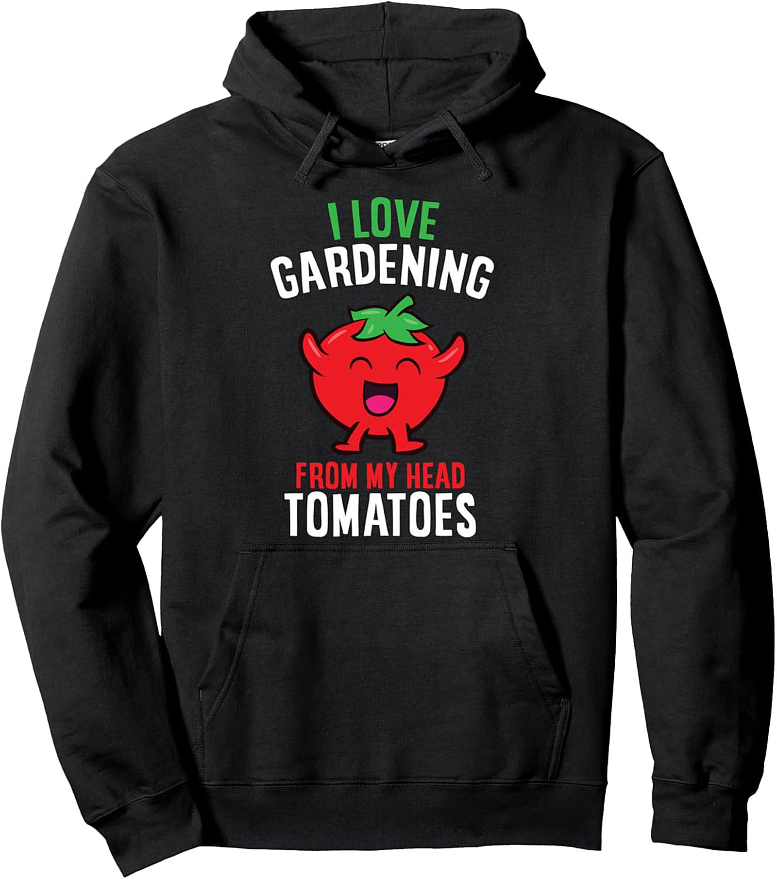 Funny Gardening Pullover Hoodie Head Tomatoes Gift Idea