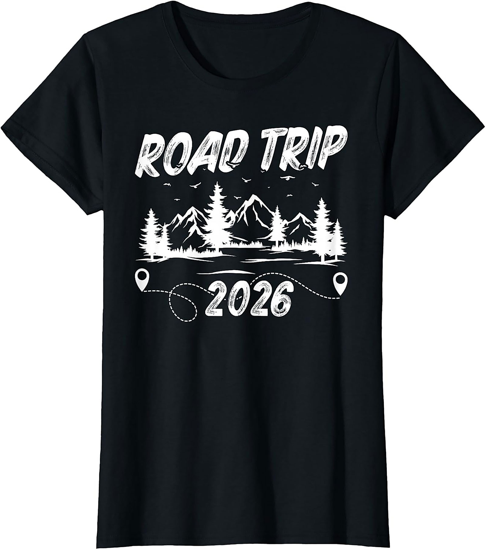 Road Trip 2026 Tee Adventure Mountain Graphic Shirt
