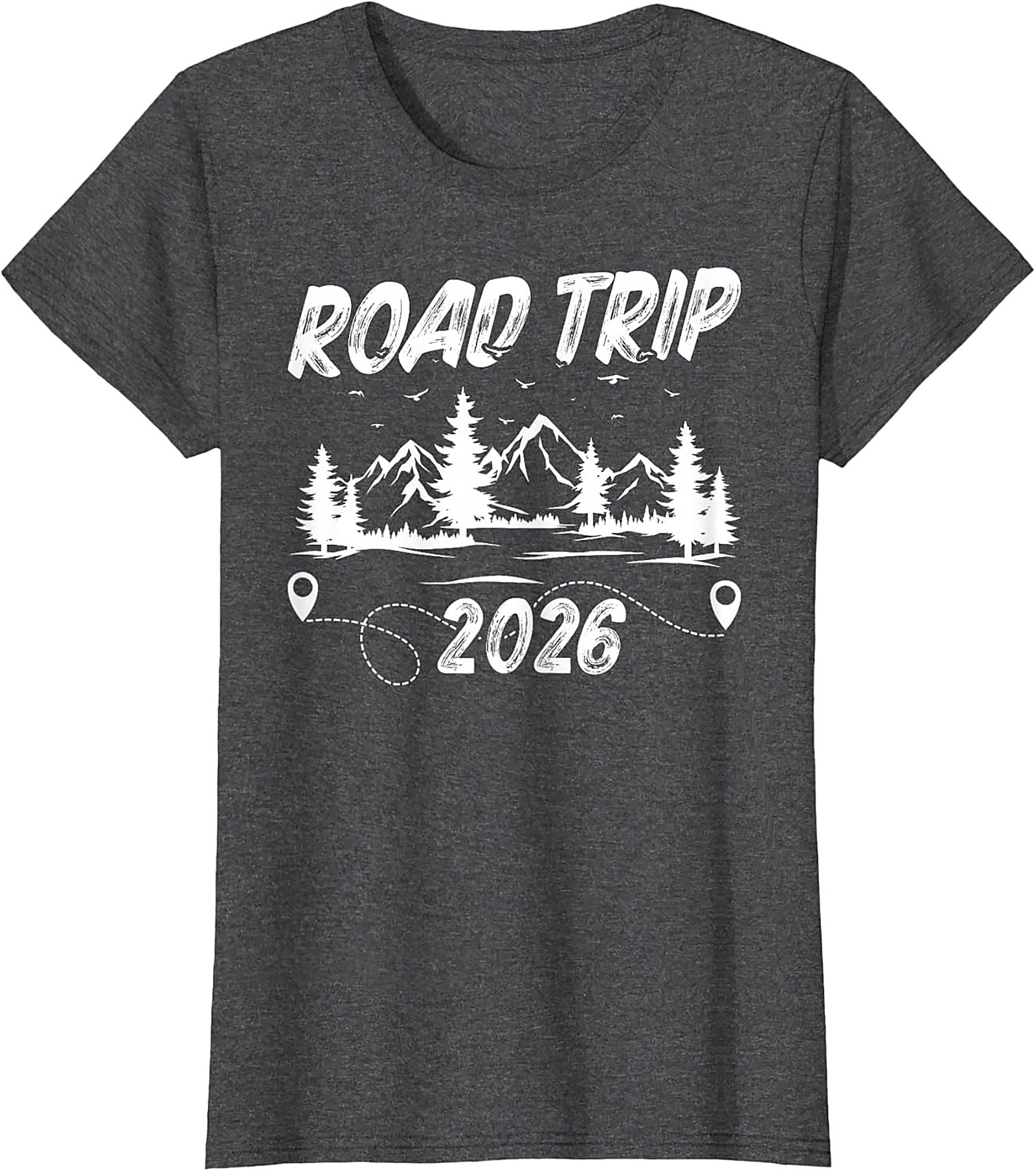 Road Trip 2026 Tee Adventure Mountain Graphic Shirt