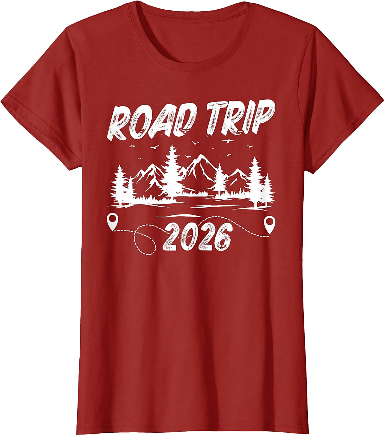 Road Trip 2026 Tee Adventure Mountain Graphic Shirt