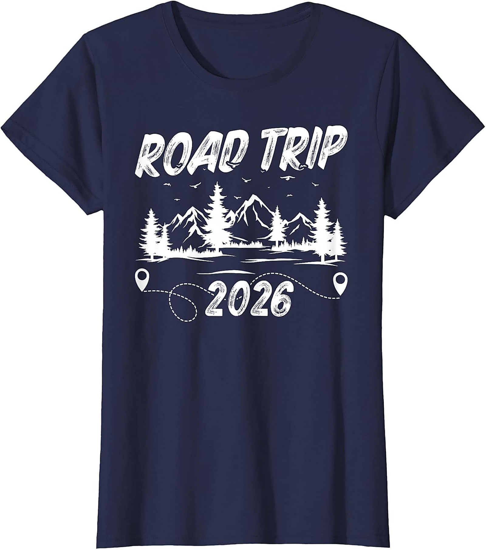 Road Trip 2026 Tee Adventure Mountain Graphic Shirt
