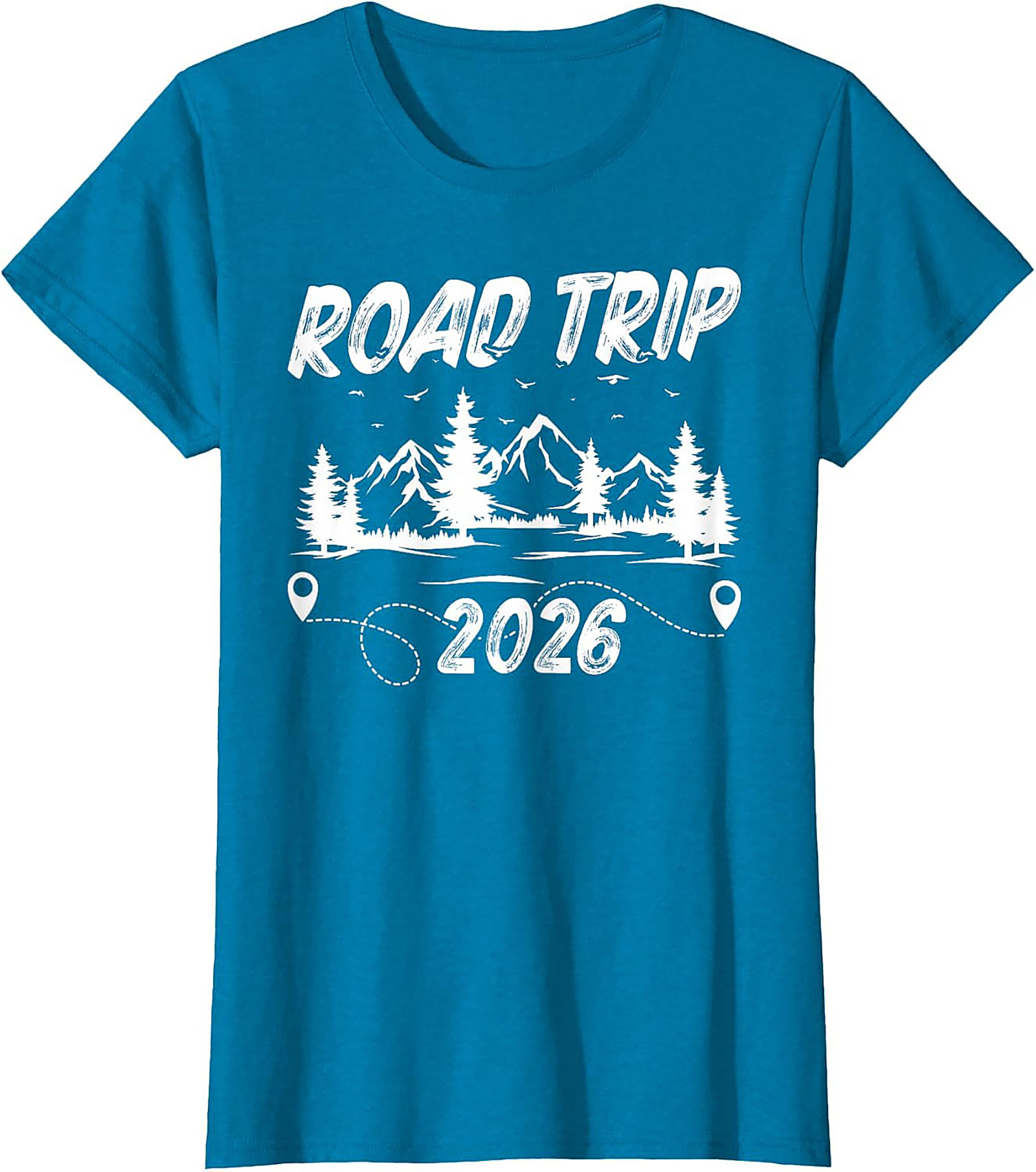 Road Trip 2026 Tee Adventure Mountain Graphic Shirt