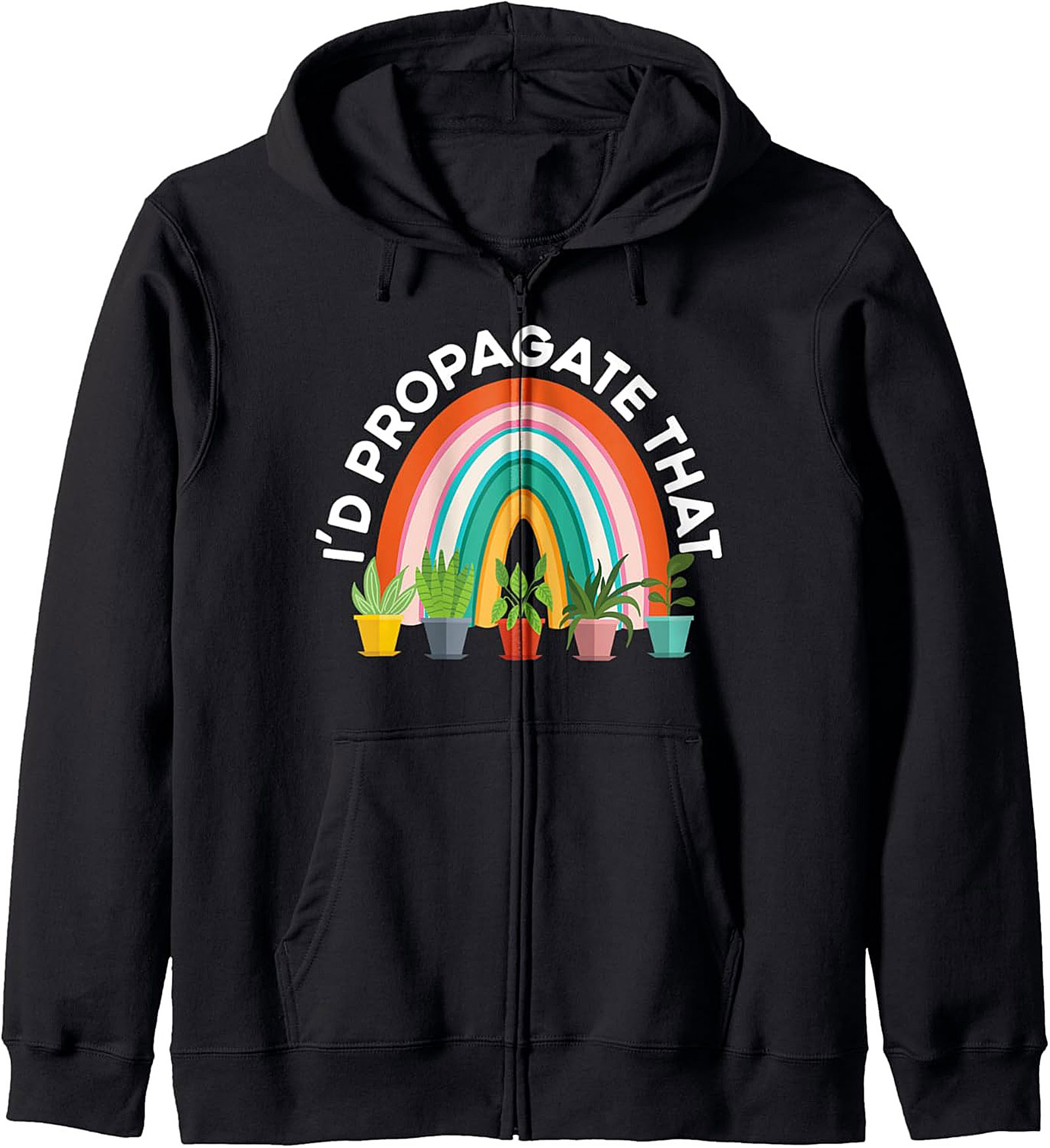 Propagate That Pullover Hoodie Plant Lover Graphic Hoodie