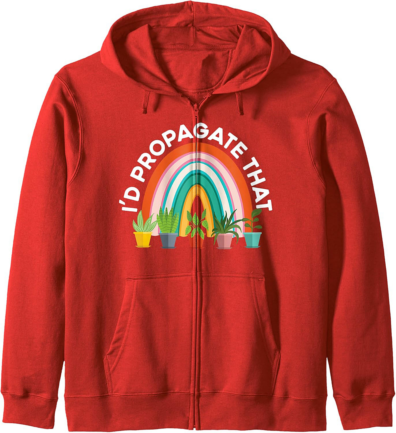 Propagate That Pullover Hoodie Plant Lover Graphic Hoodie