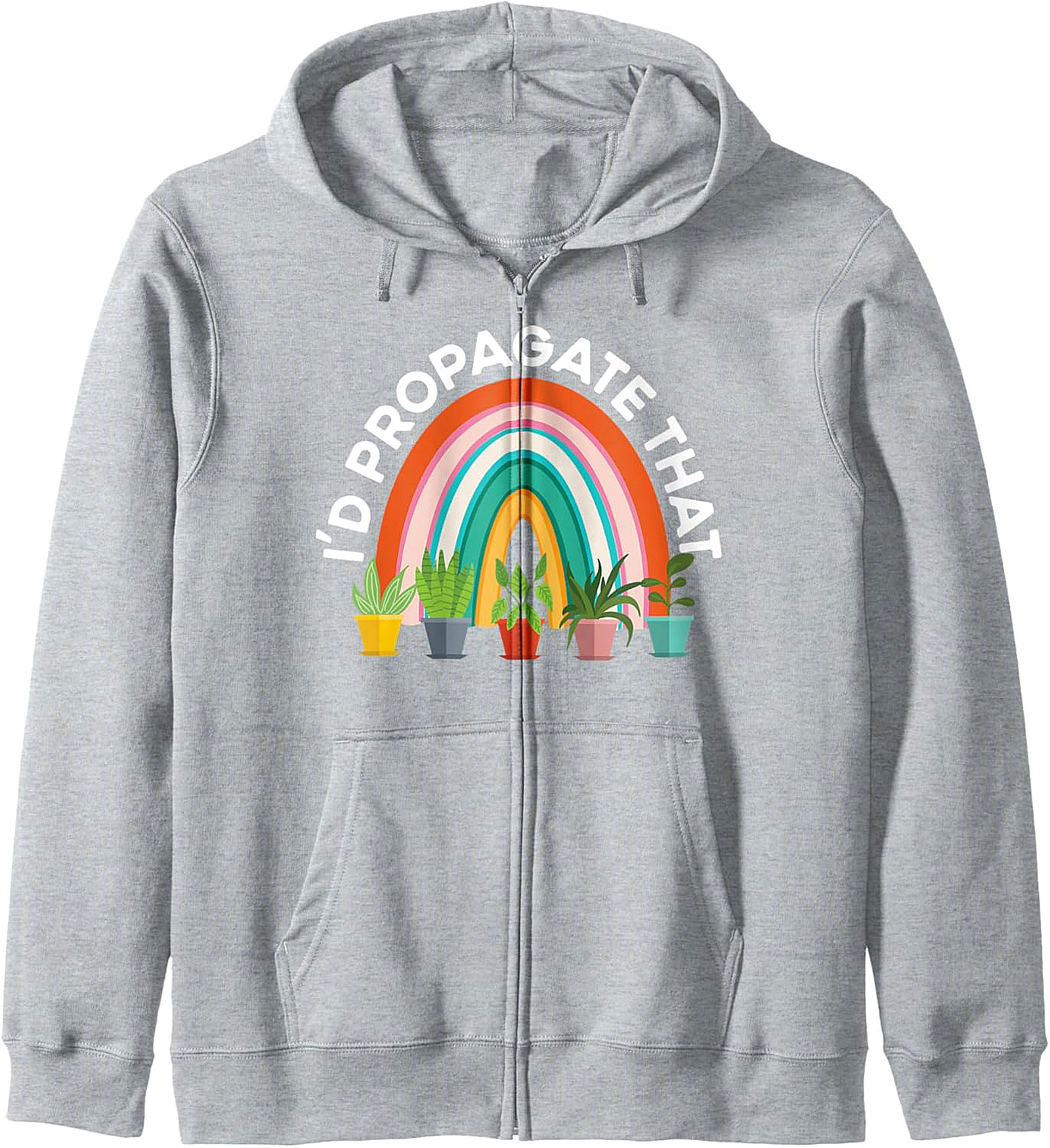 Propagate That Pullover Hoodie Plant Lover Graphic Hoodie