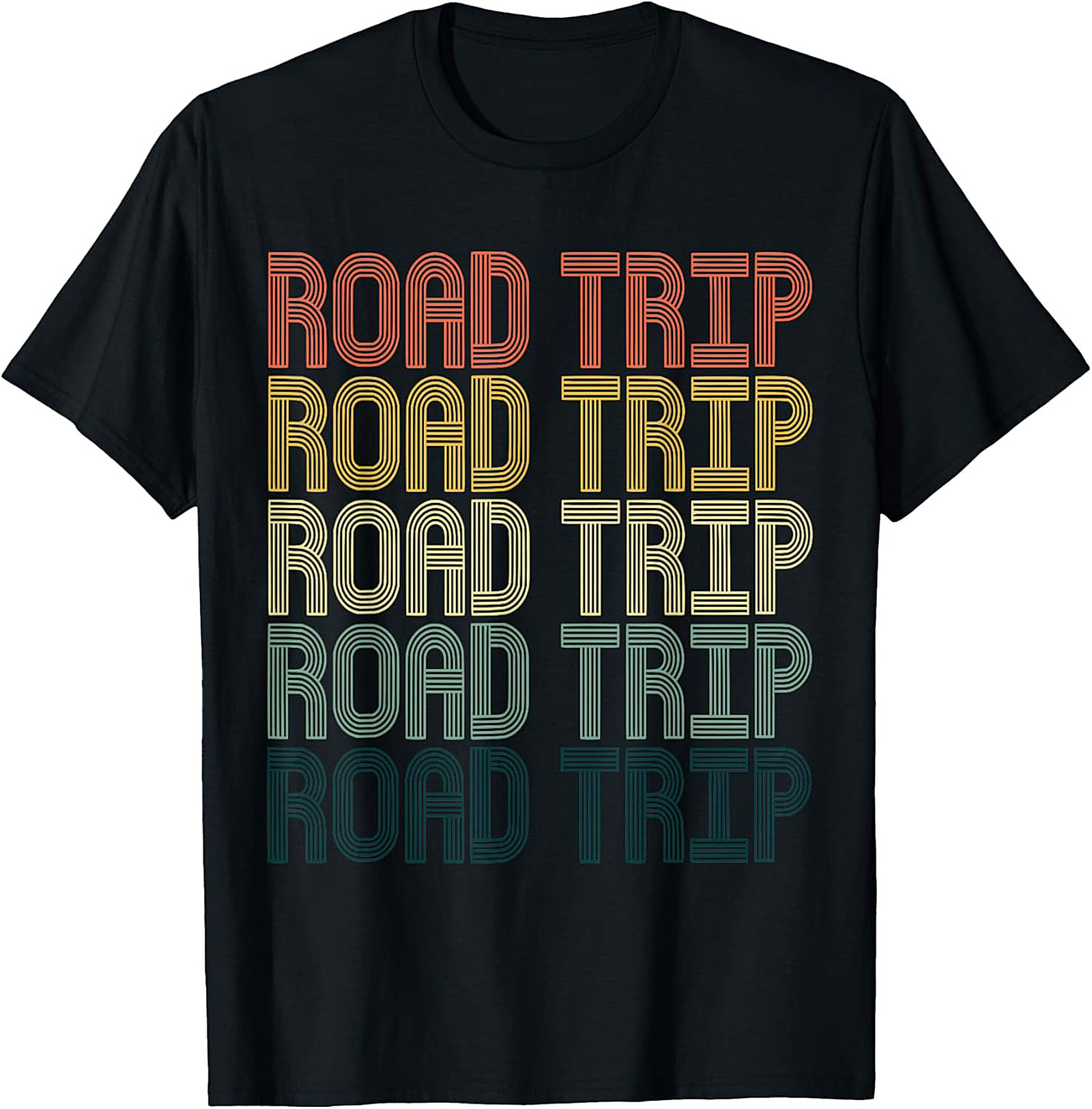 Retro Road Trip T-Shirt Vintage Travel Graphic Tee