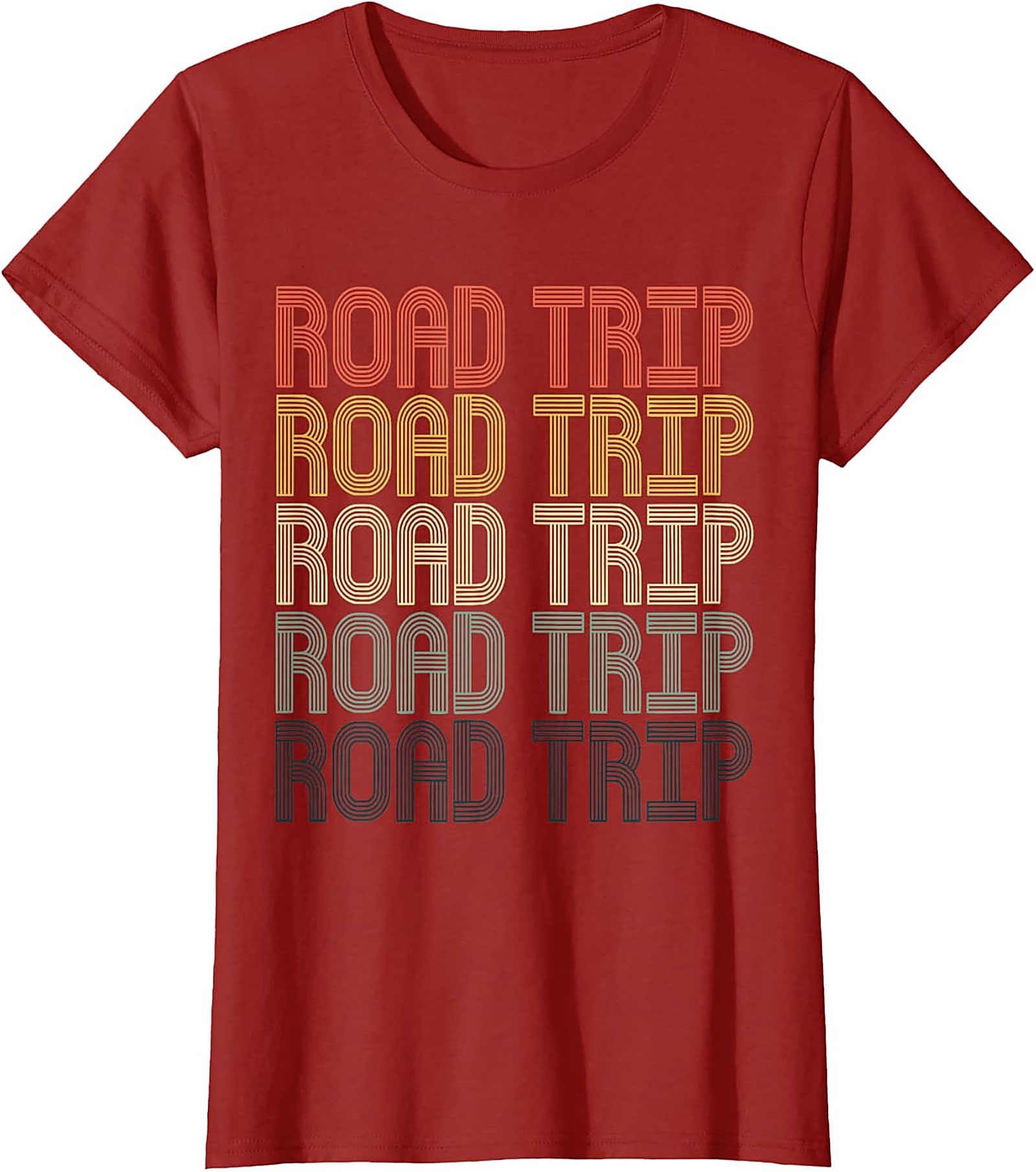 Retro Road Trip T-Shirt Vintage Travel Graphic Tee