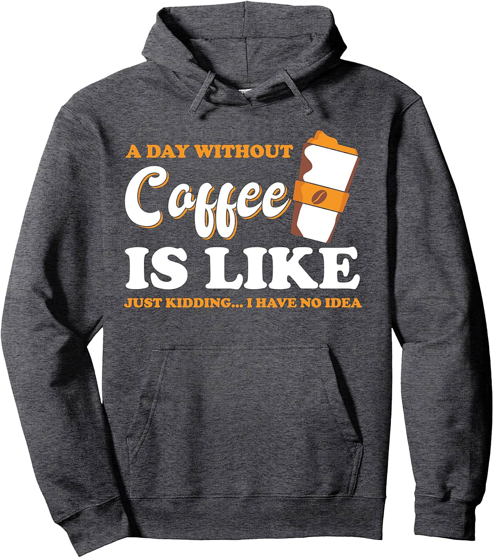 Funny Coffee Pullover Hoodie Caffeine Addict Gift