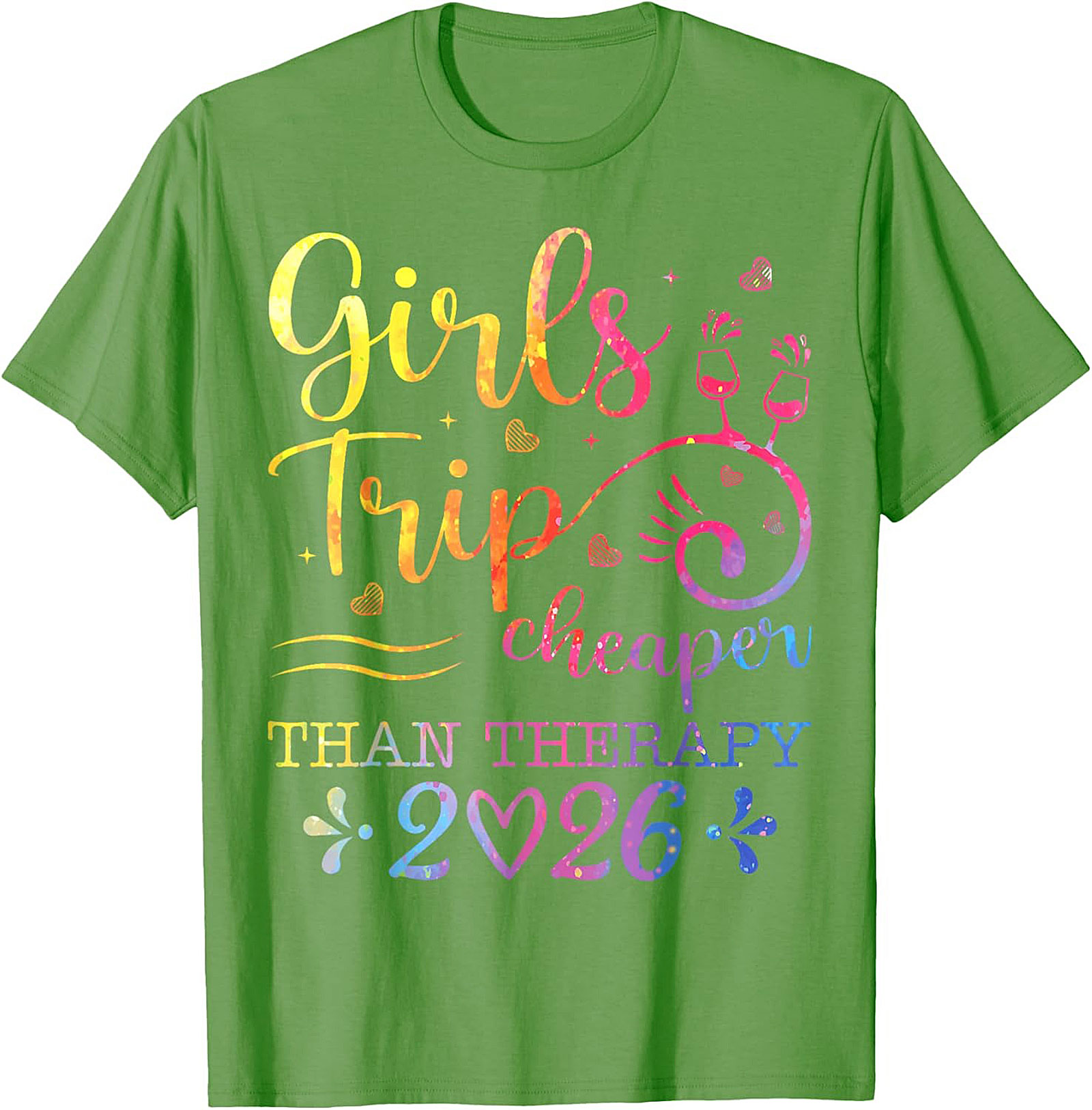 Girls Trip Cheaper Than Therapy 2026 T-shirt Funny Tee