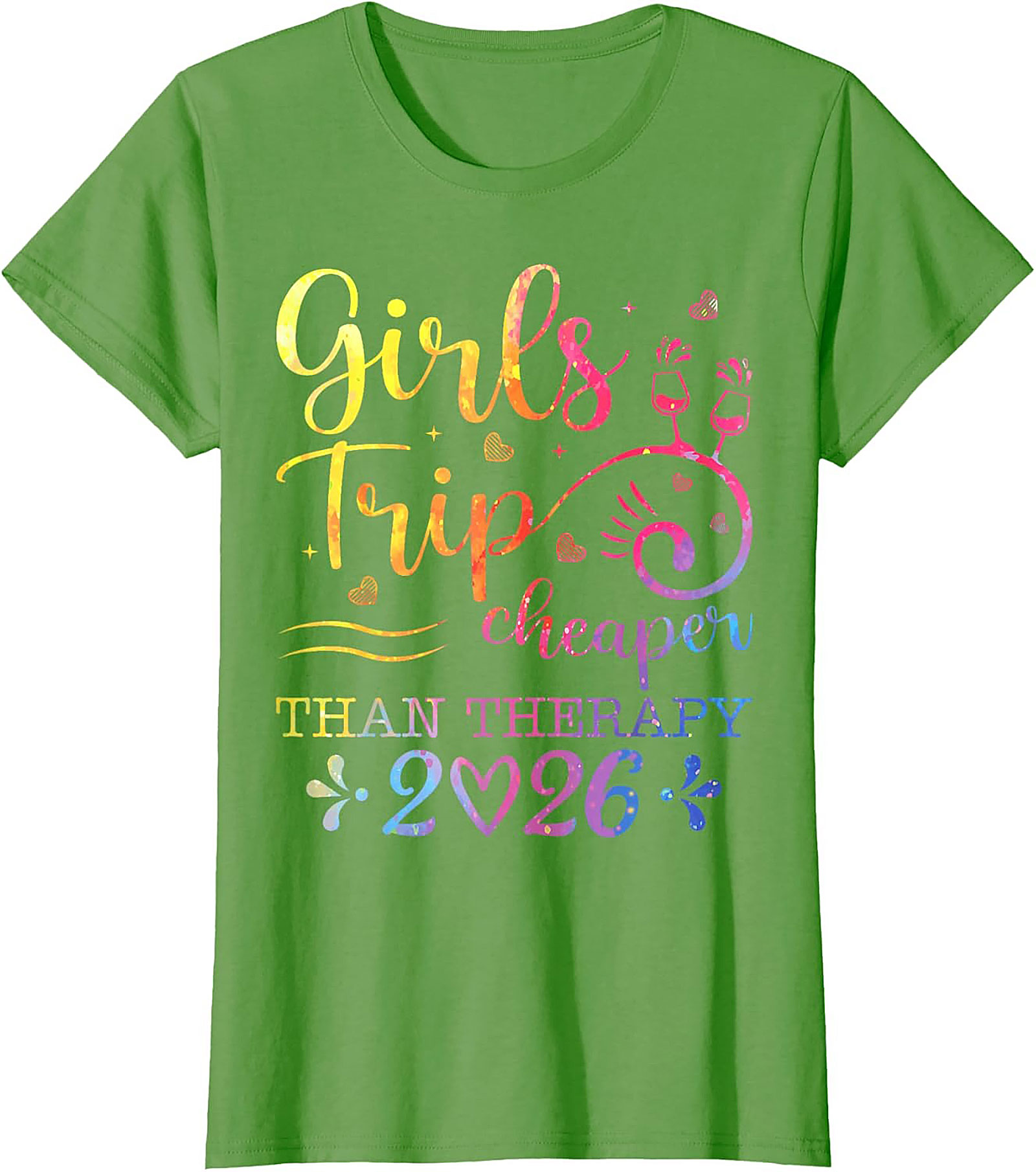 Girls Trip Cheaper Than Therapy 2026 T-shirt Funny Tee