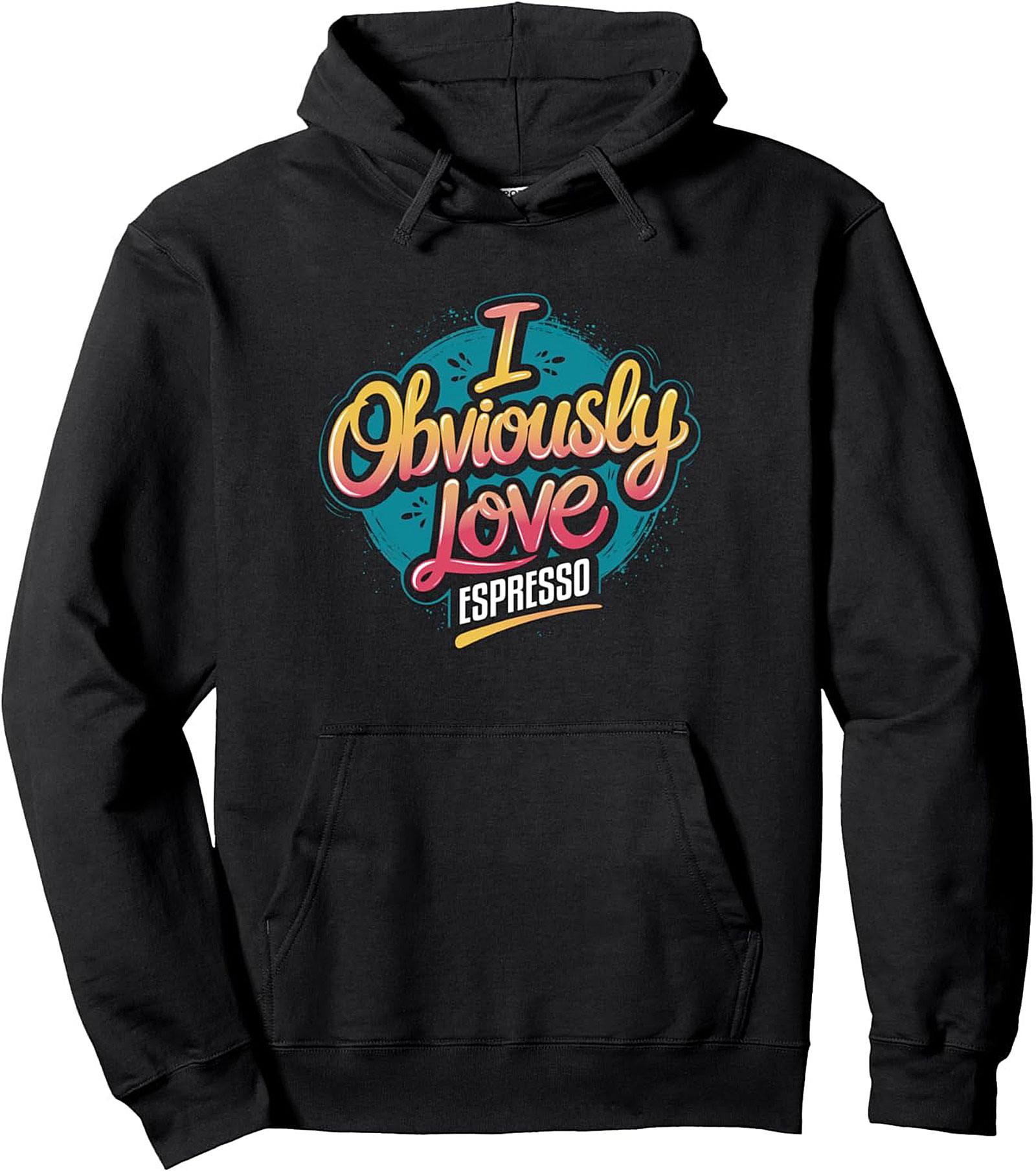 Espresso Lover Pullover Hoodie – Cozy Coffee Graphic