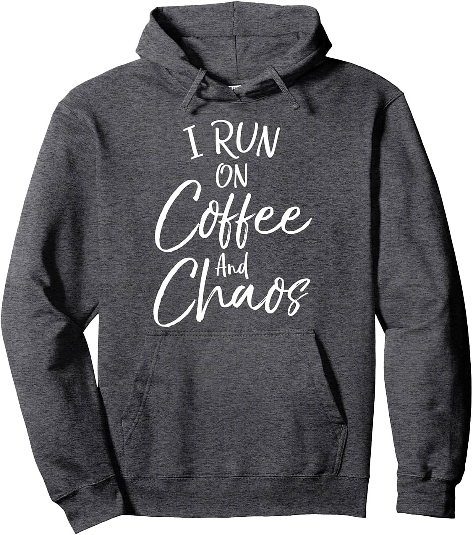 Funny Coffee And Chaos Pullover Hoodie Cozy Unisex Fit