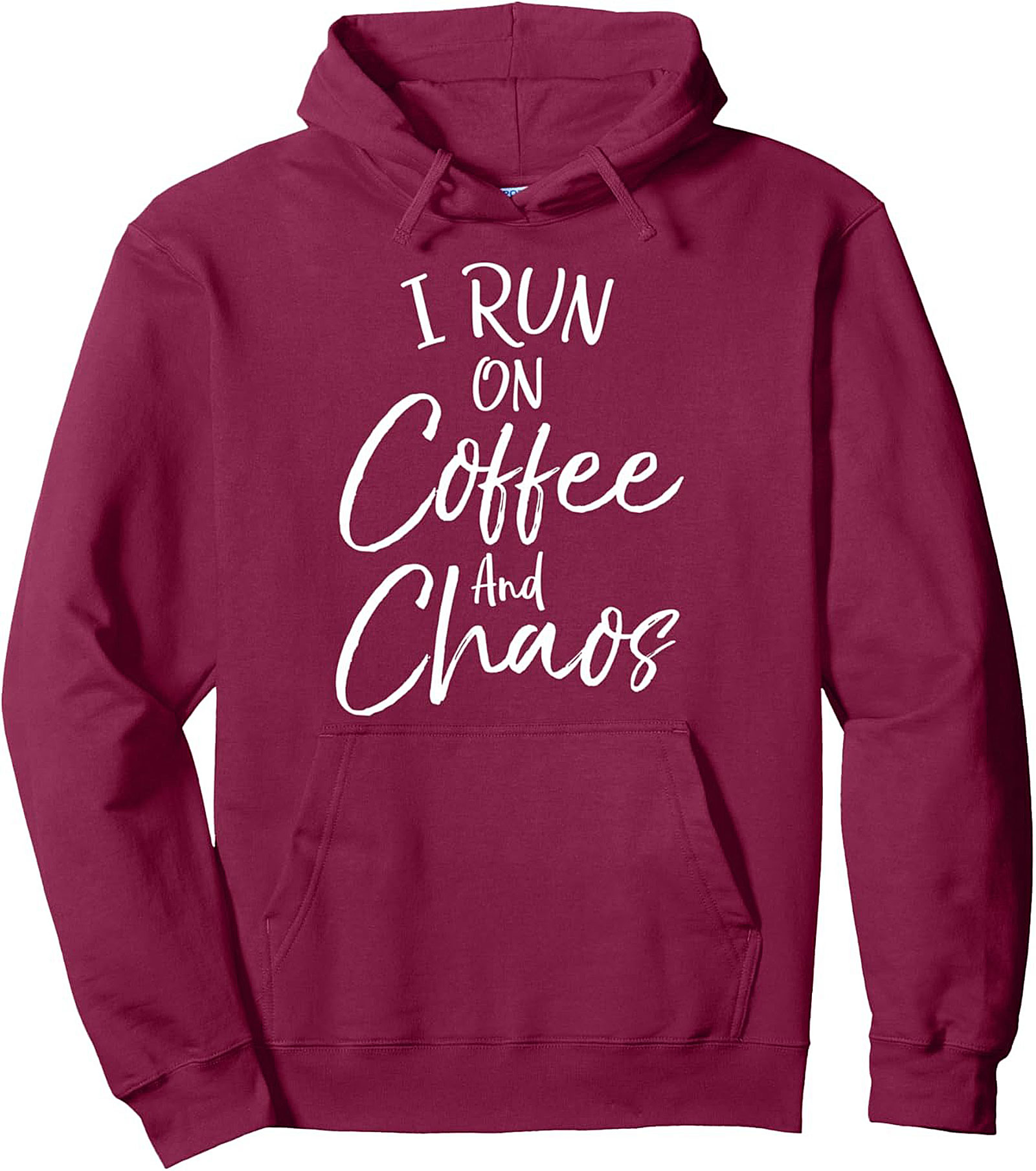 Funny Coffee And Chaos Pullover Hoodie Cozy Unisex Fit