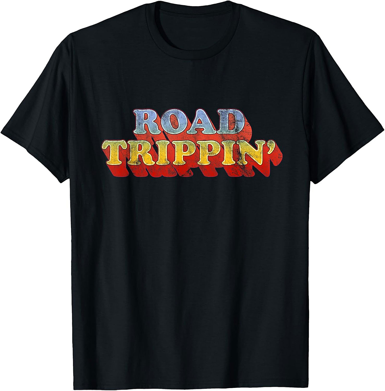 Road Trippin' T-shirt Vintage Funny Graphic Tee Soft Cotton