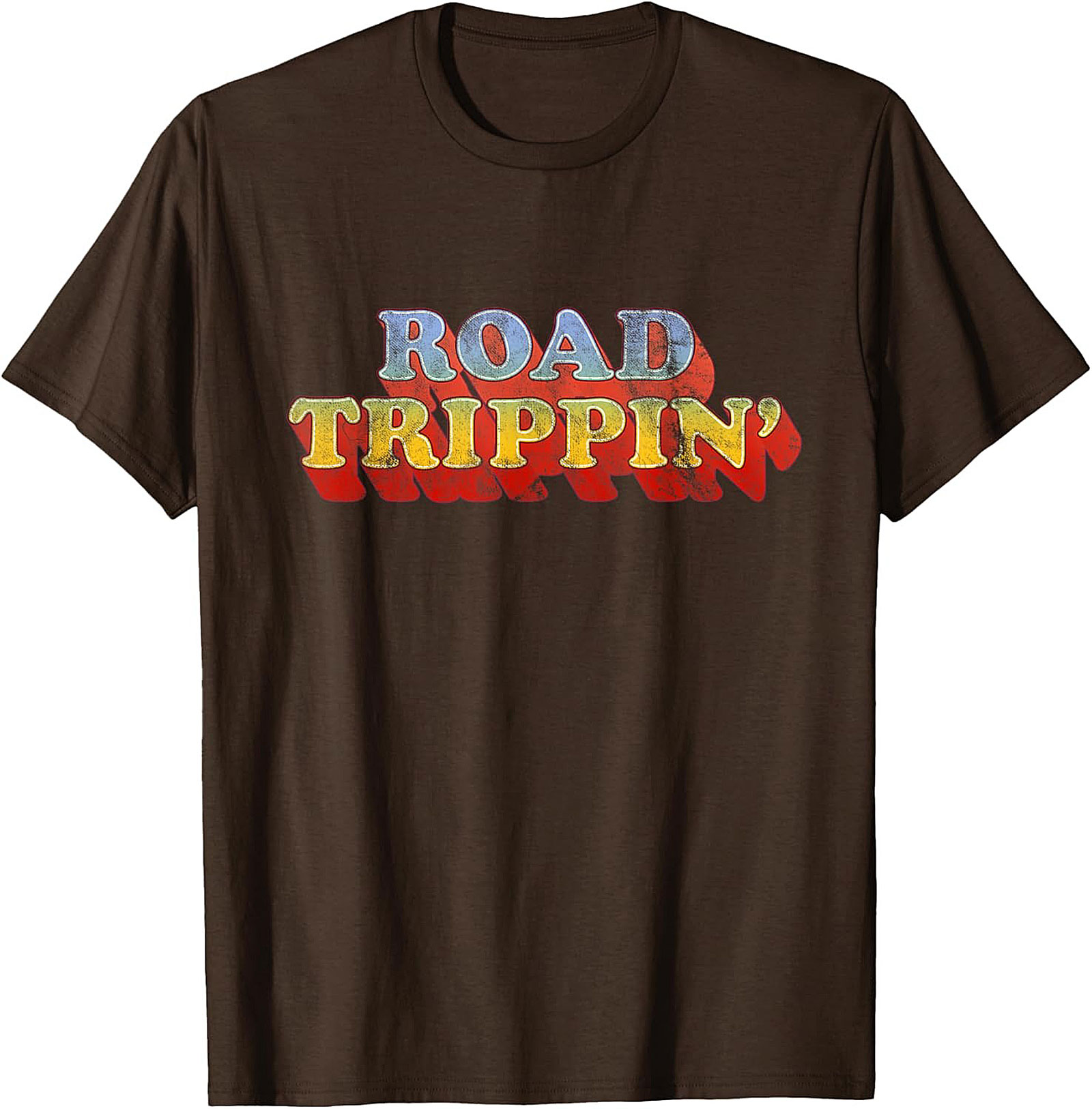 Road Trippin' T-shirt Vintage Funny Graphic Tee Soft Cotton