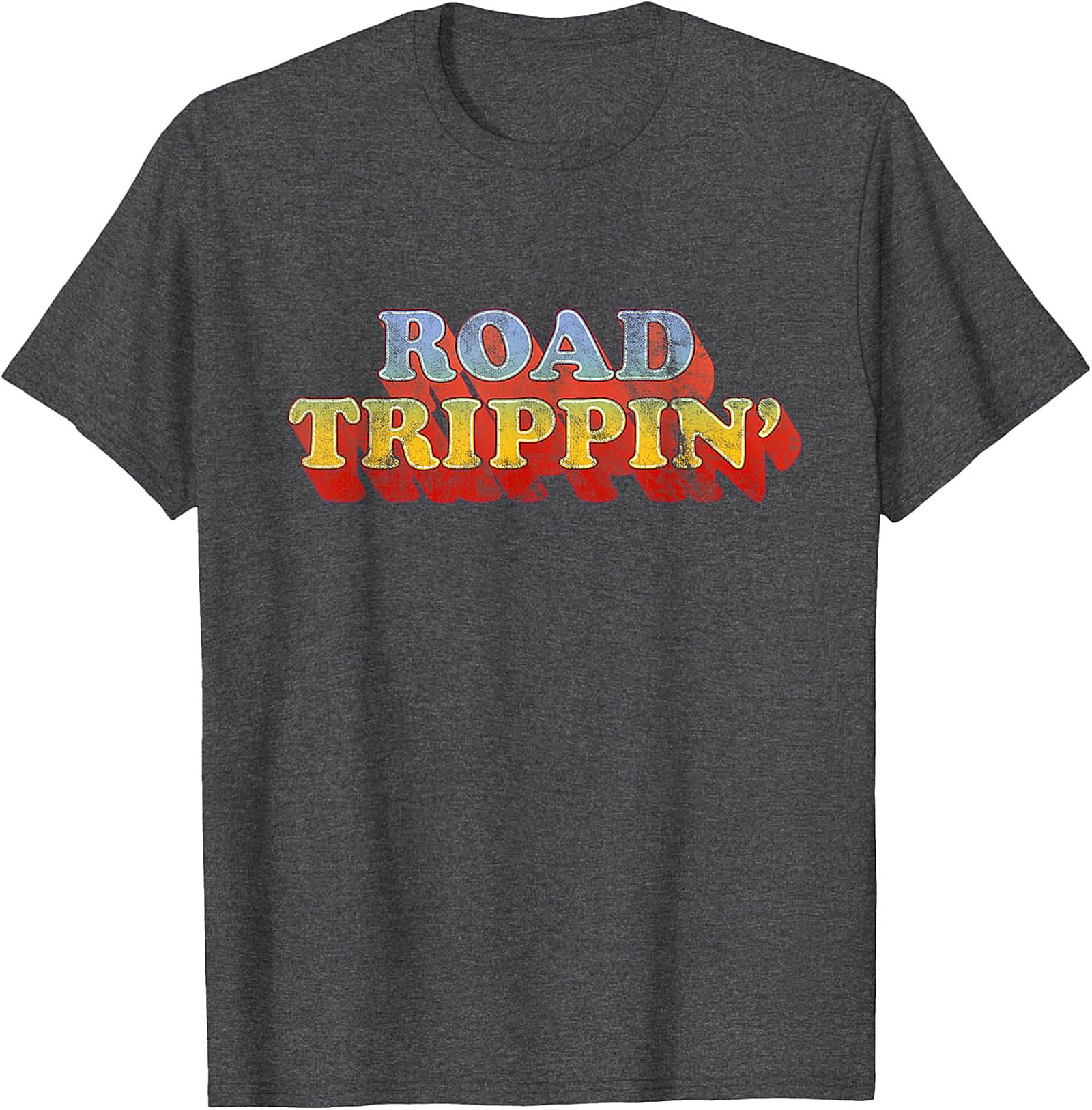 Road Trippin' T-shirt Vintage Funny Graphic Tee Soft Cotton