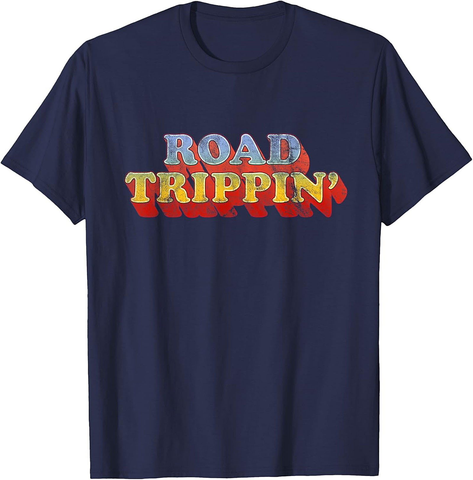 Road Trippin' T-shirt Vintage Funny Graphic Tee Soft Cotton