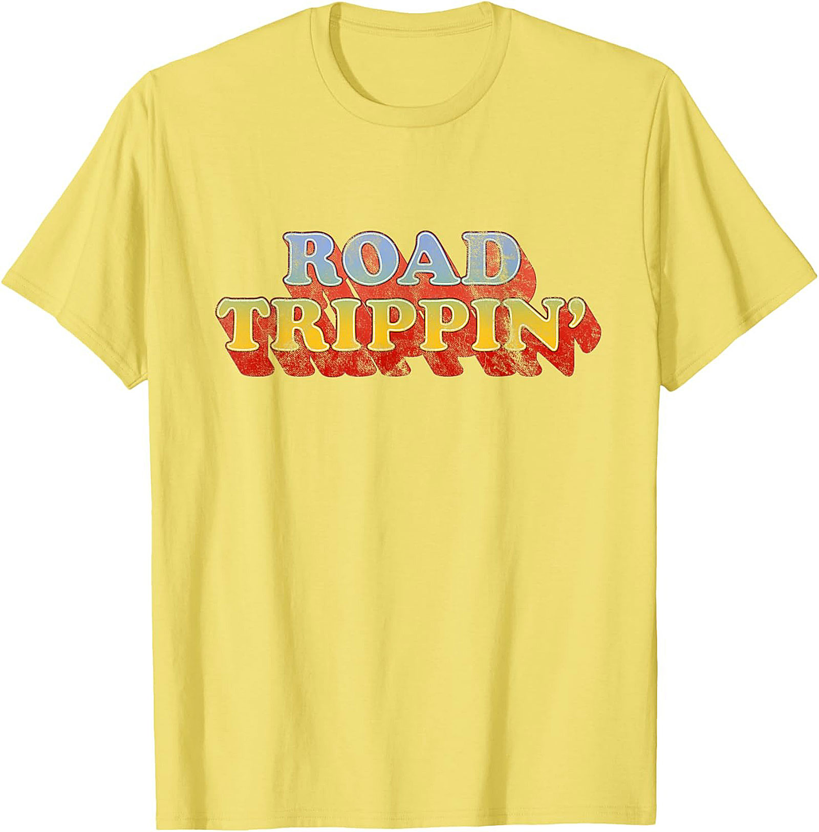 Road Trippin' T-shirt Vintage Funny Graphic Tee Soft Cotton