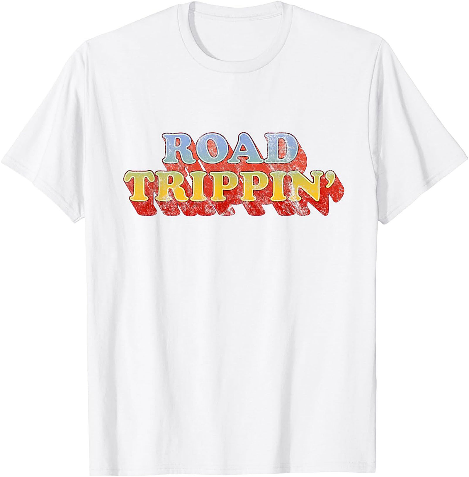 Road Trippin' T-shirt Vintage Funny Graphic Tee Soft Cotton