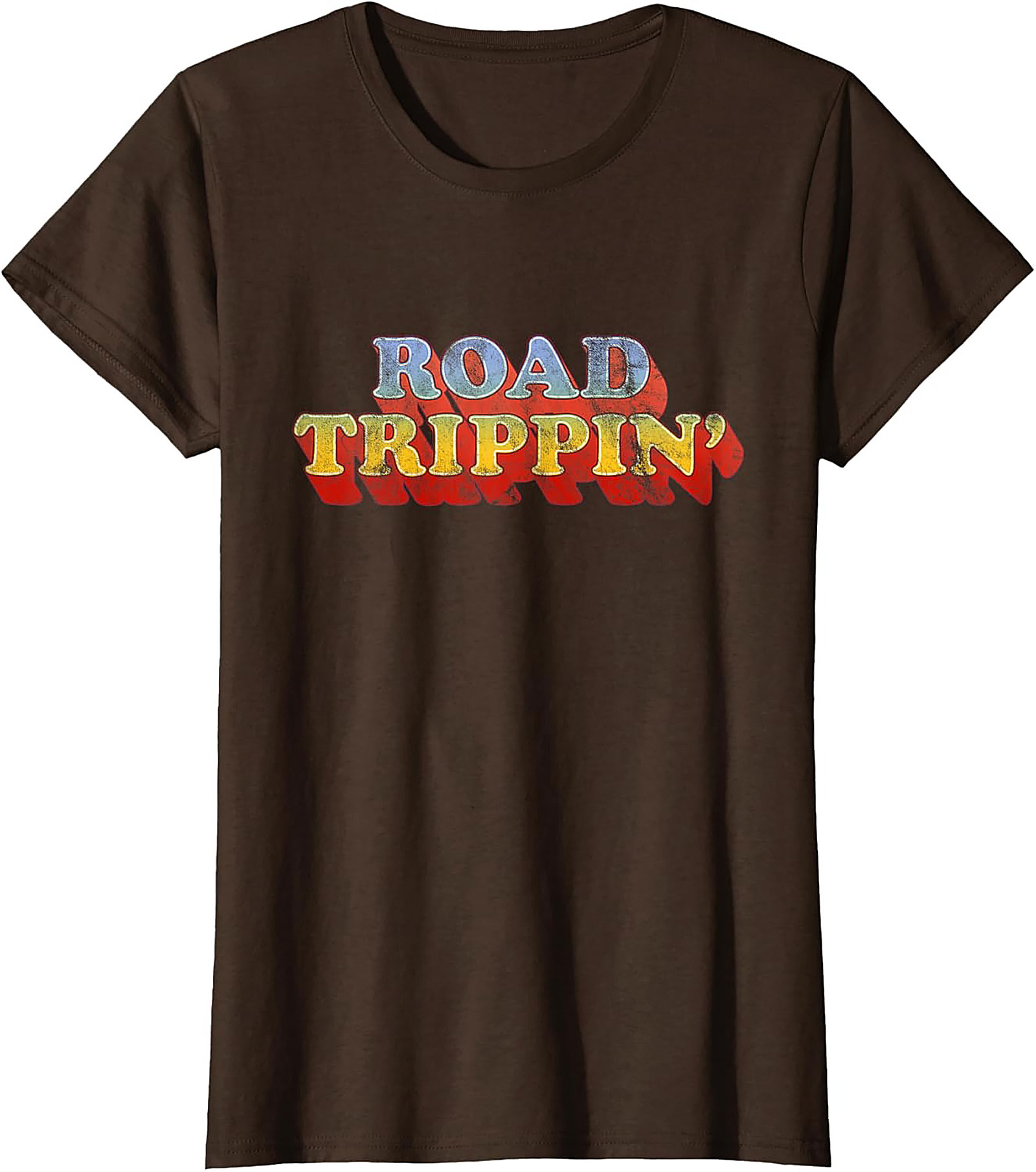 Road Trippin' T-shirt Vintage Funny Graphic Tee Soft Cotton