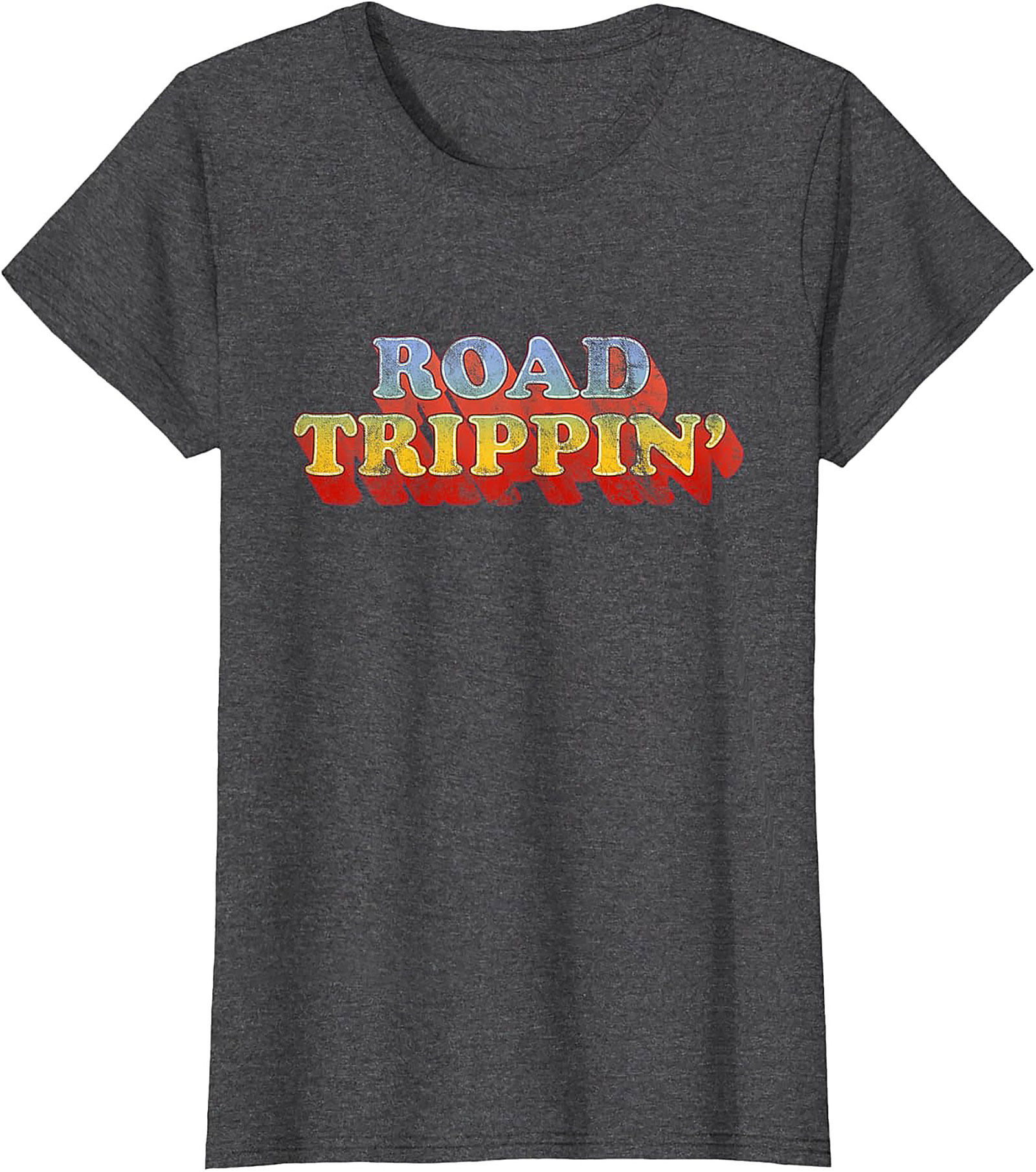Road Trippin' T-shirt Vintage Funny Graphic Tee Soft Cotton
