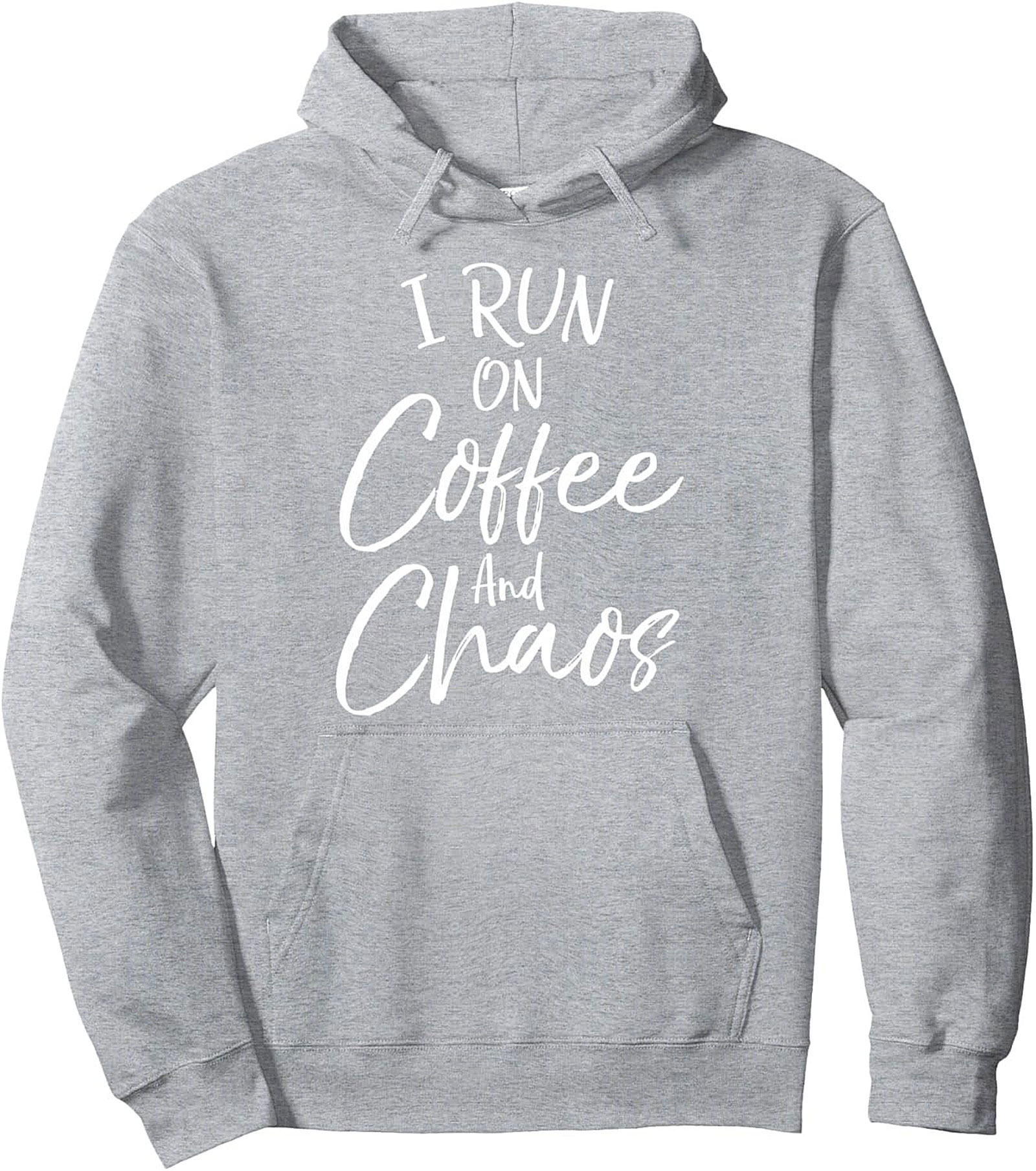 Funny Coffee And Chaos Pullover Hoodie Cozy Unisex Fit