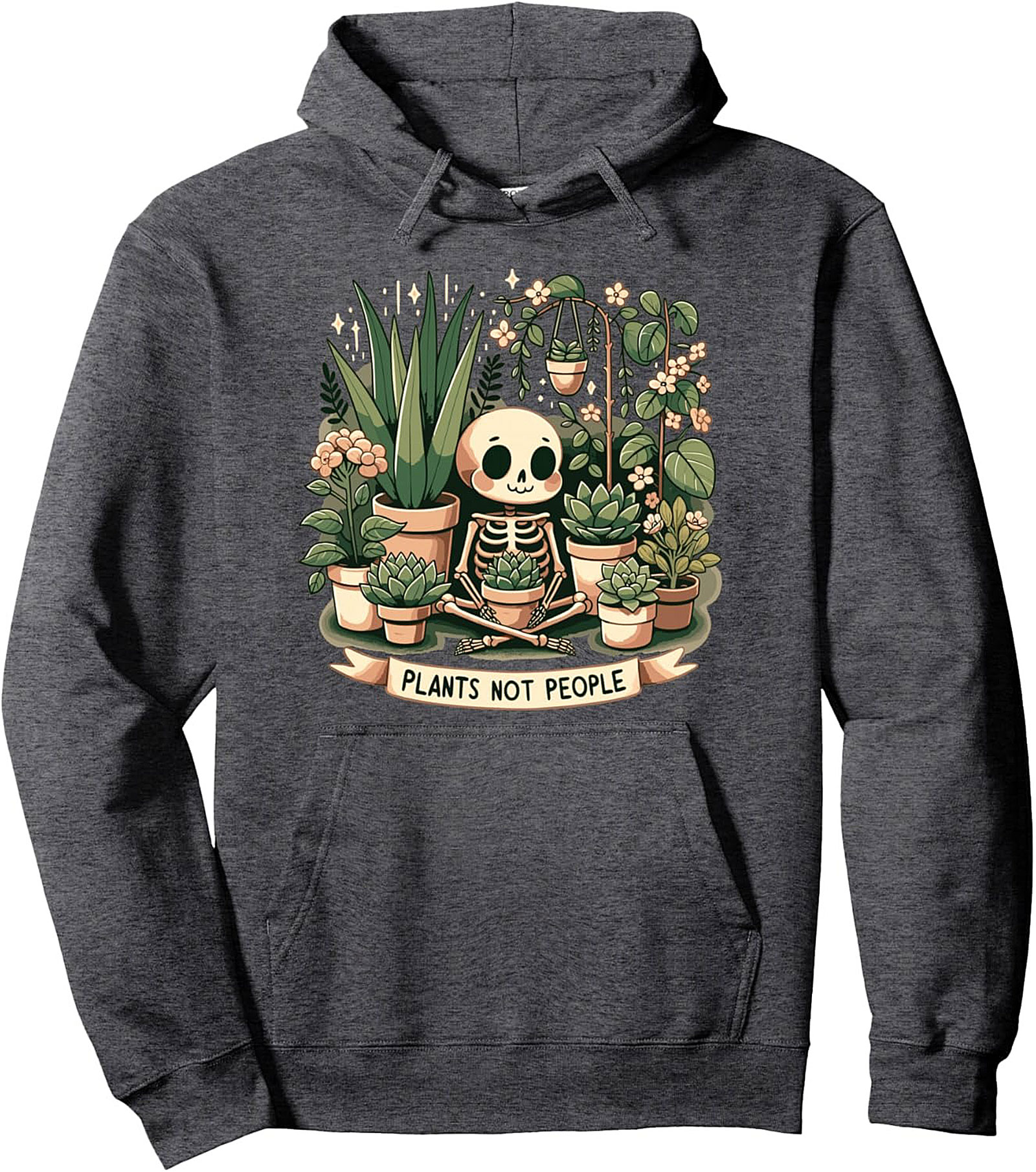 Introvert Plant Lover Pullover Hoodie Plants Not People