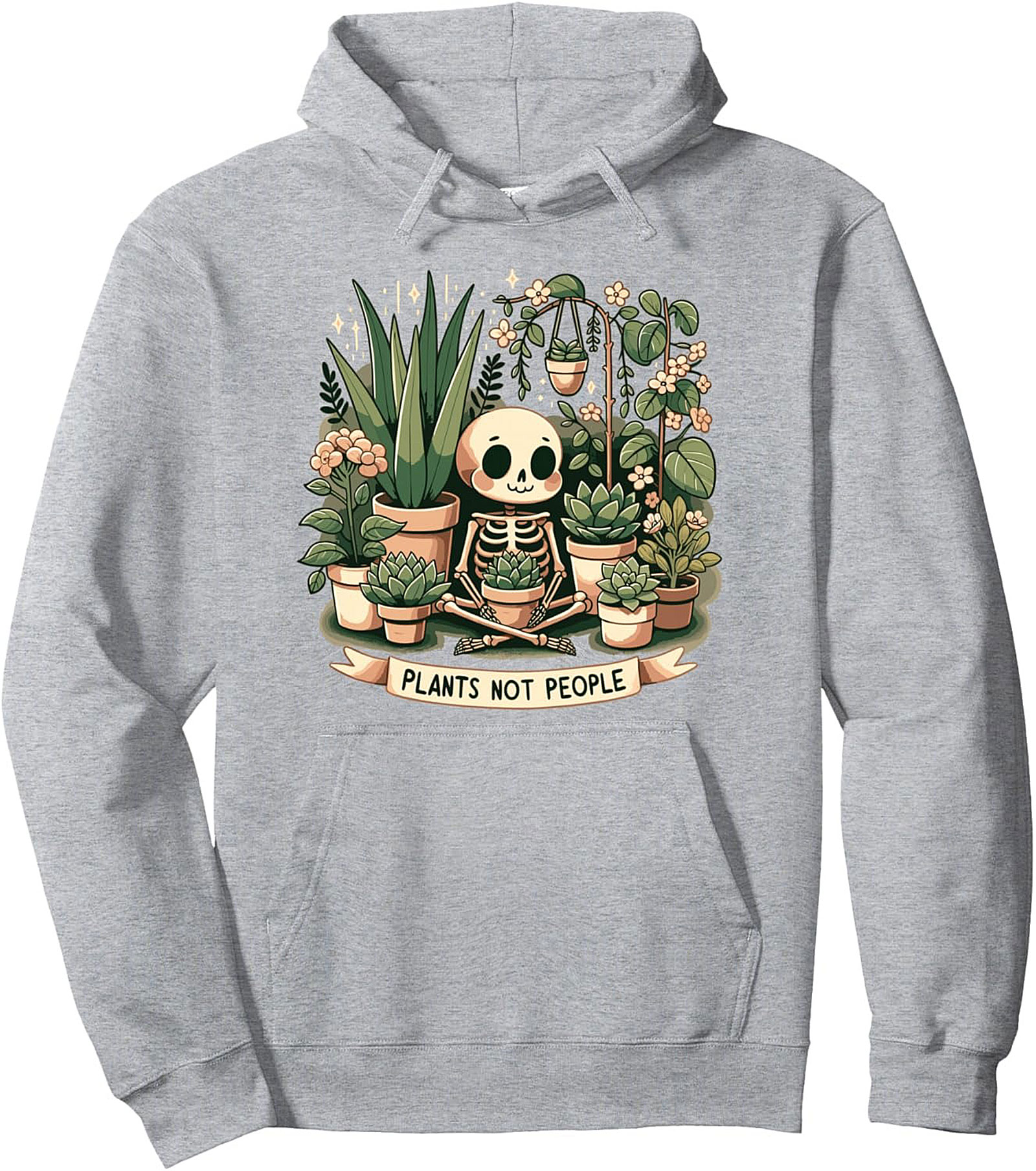 Introvert Plant Lover Pullover Hoodie Plants Not People