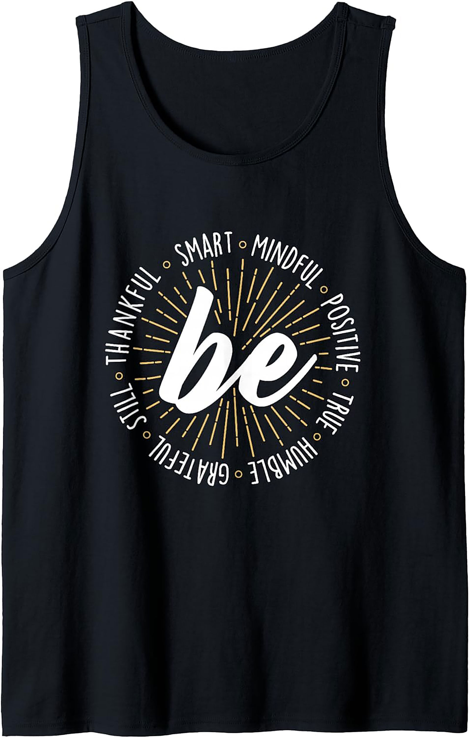 Be Positive Mindfulness Graphic Tank Top