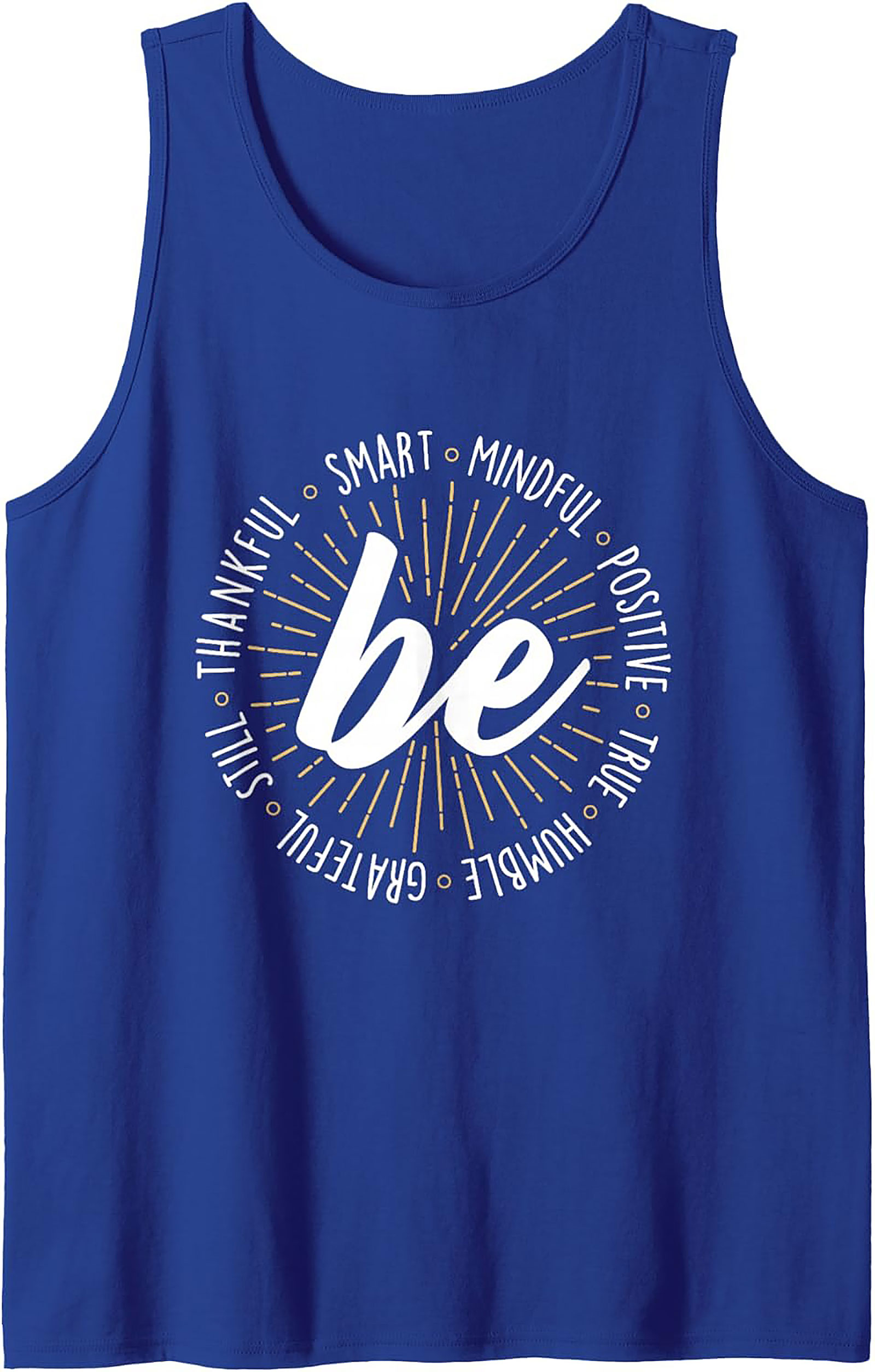 Be Positive Mindfulness Graphic Tank Top