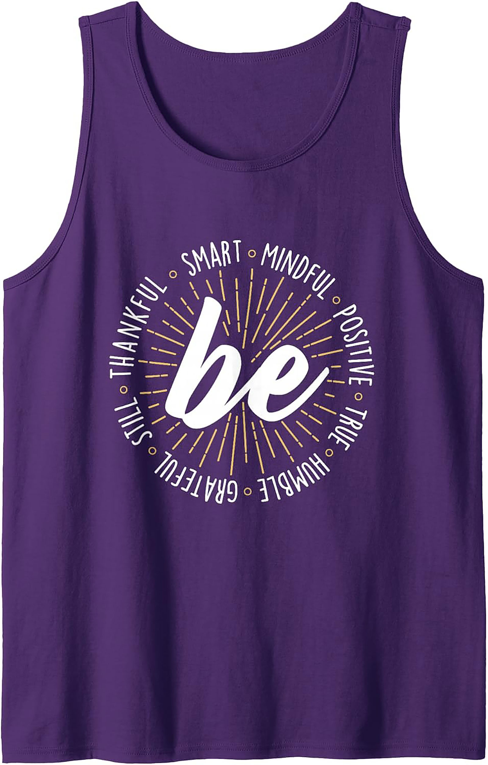Be Positive Mindfulness Graphic Tank Top