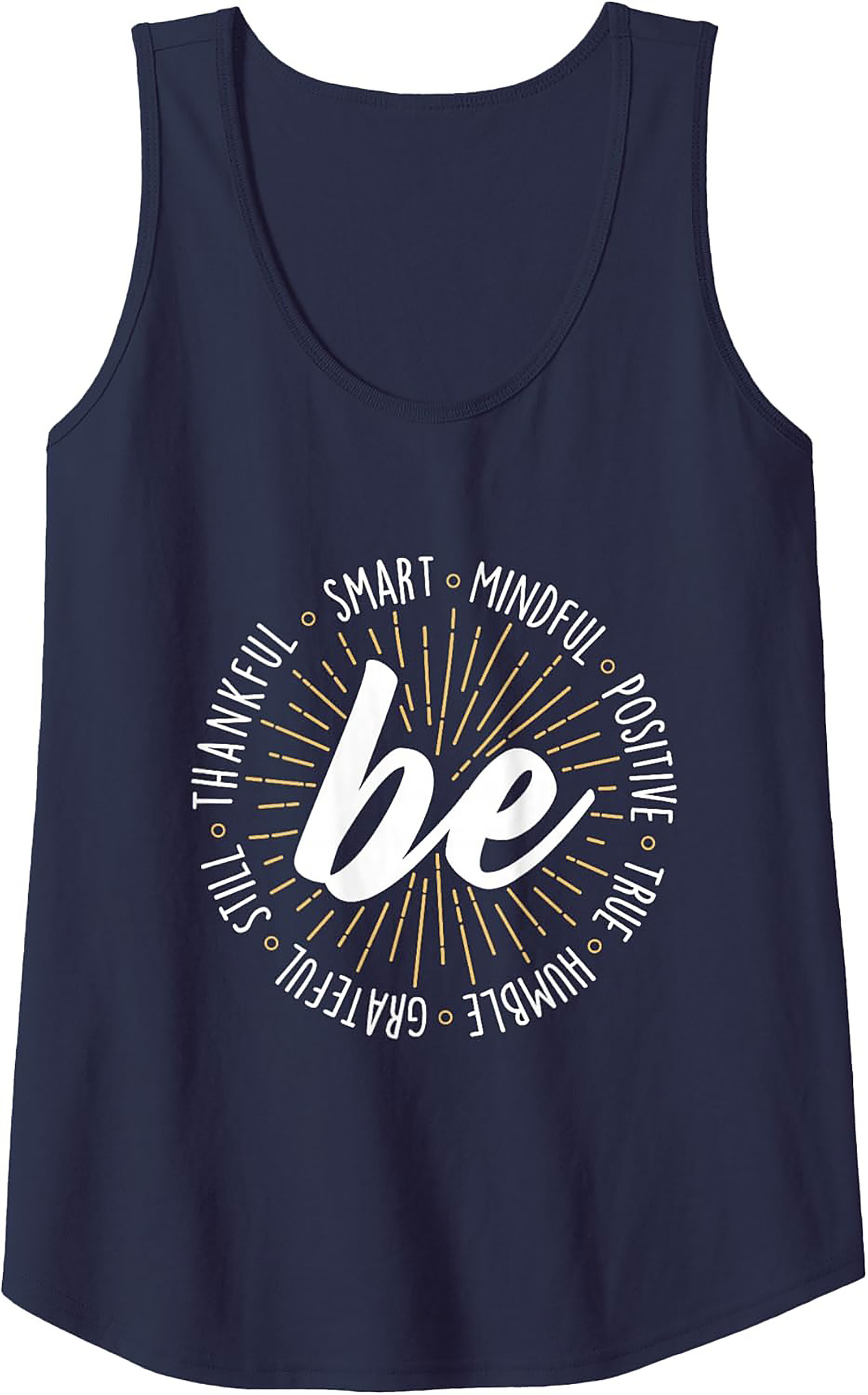 Be Positive Mindfulness Graphic Tank Top