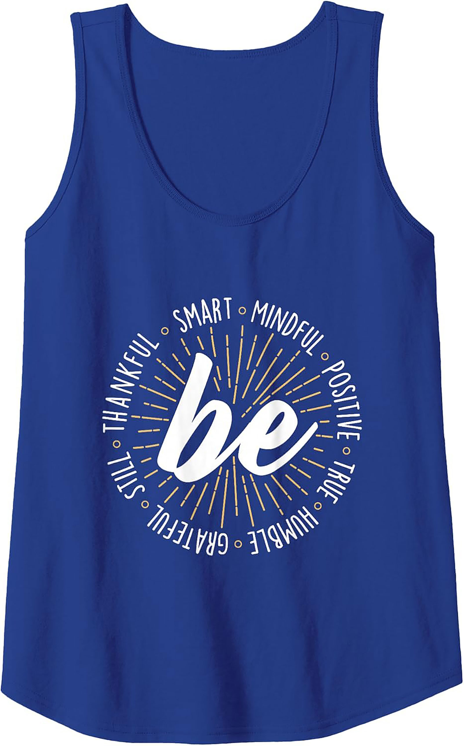 Be Positive Mindfulness Graphic Tank Top
