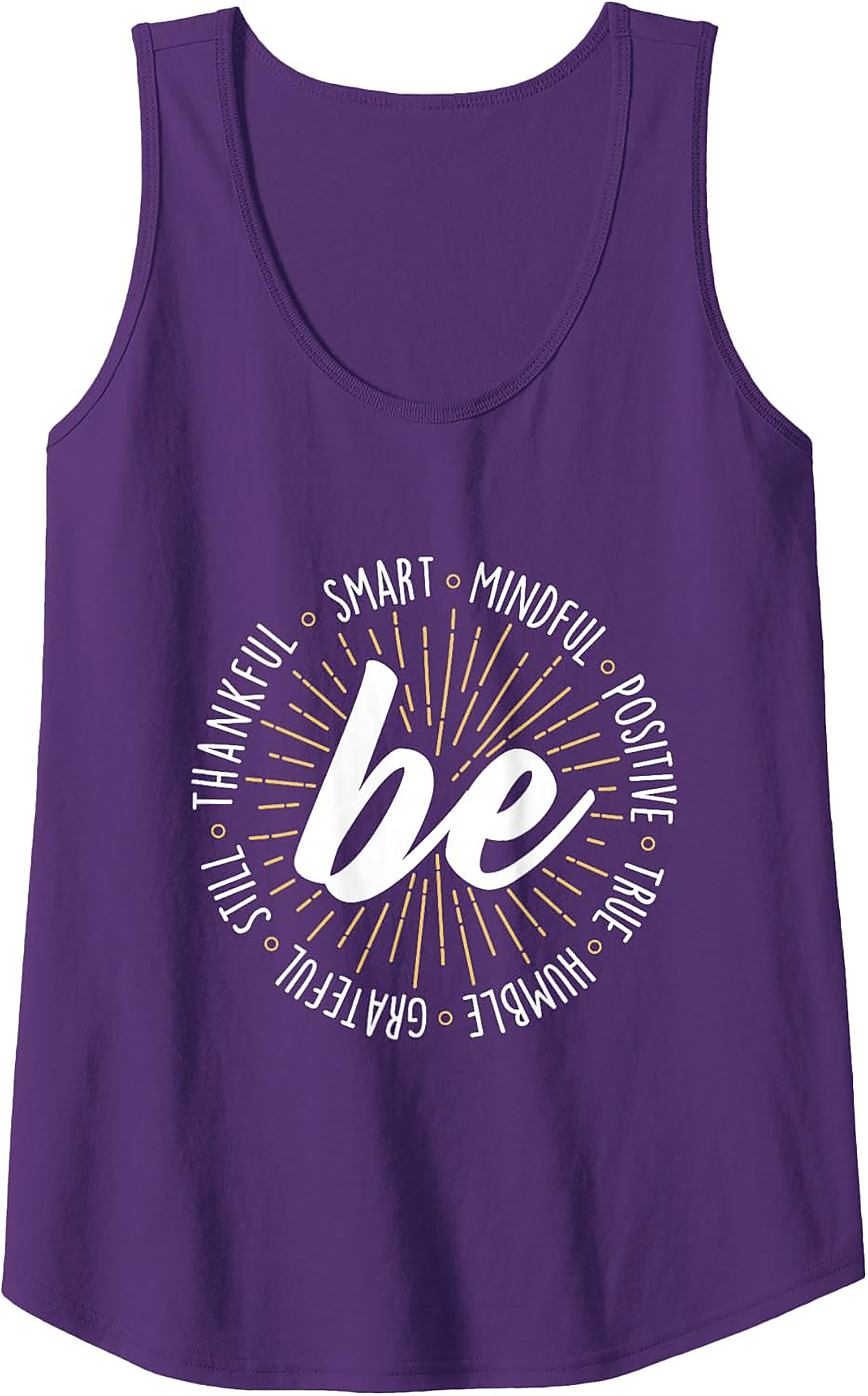 Be Positive Mindfulness Graphic Tank Top