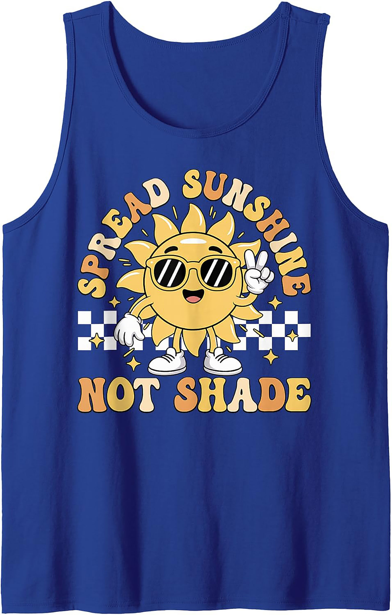 Spread Sunshine Groovy Graphic Tank | Unisex Sleeveless Tee