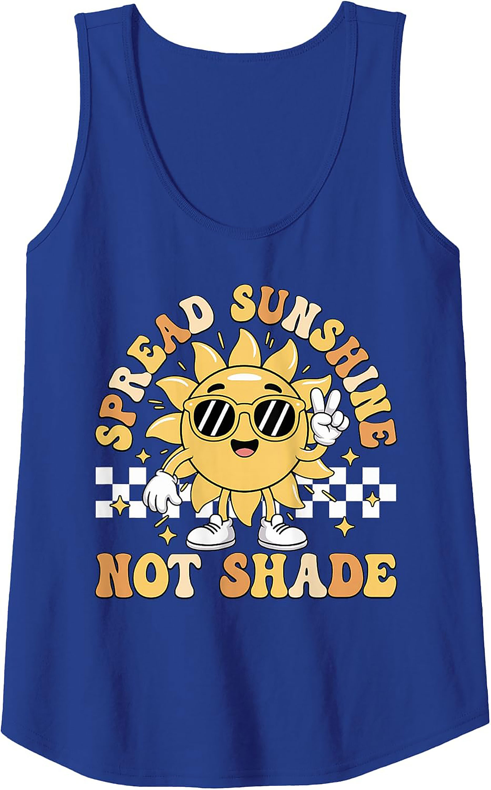 Spread Sunshine Groovy Graphic Tank | Unisex Sleeveless Tee